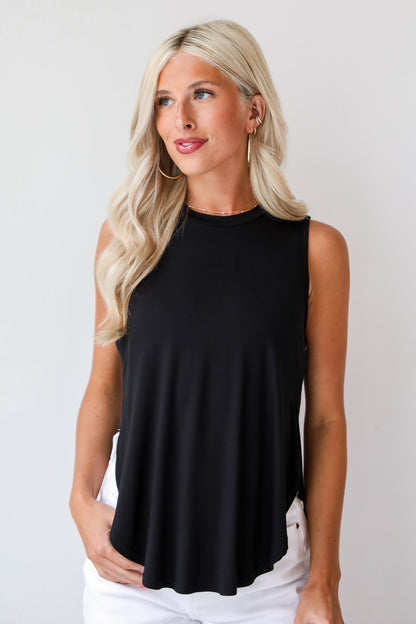 womens black Tank