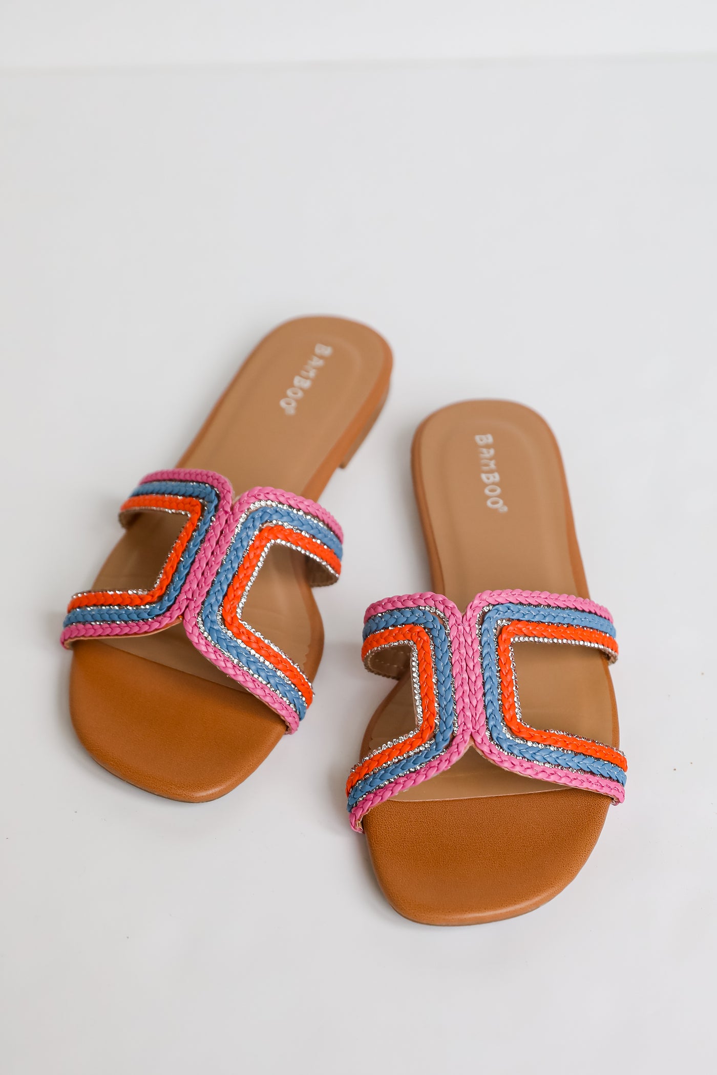 Hot Pink Slide Sandals for summer