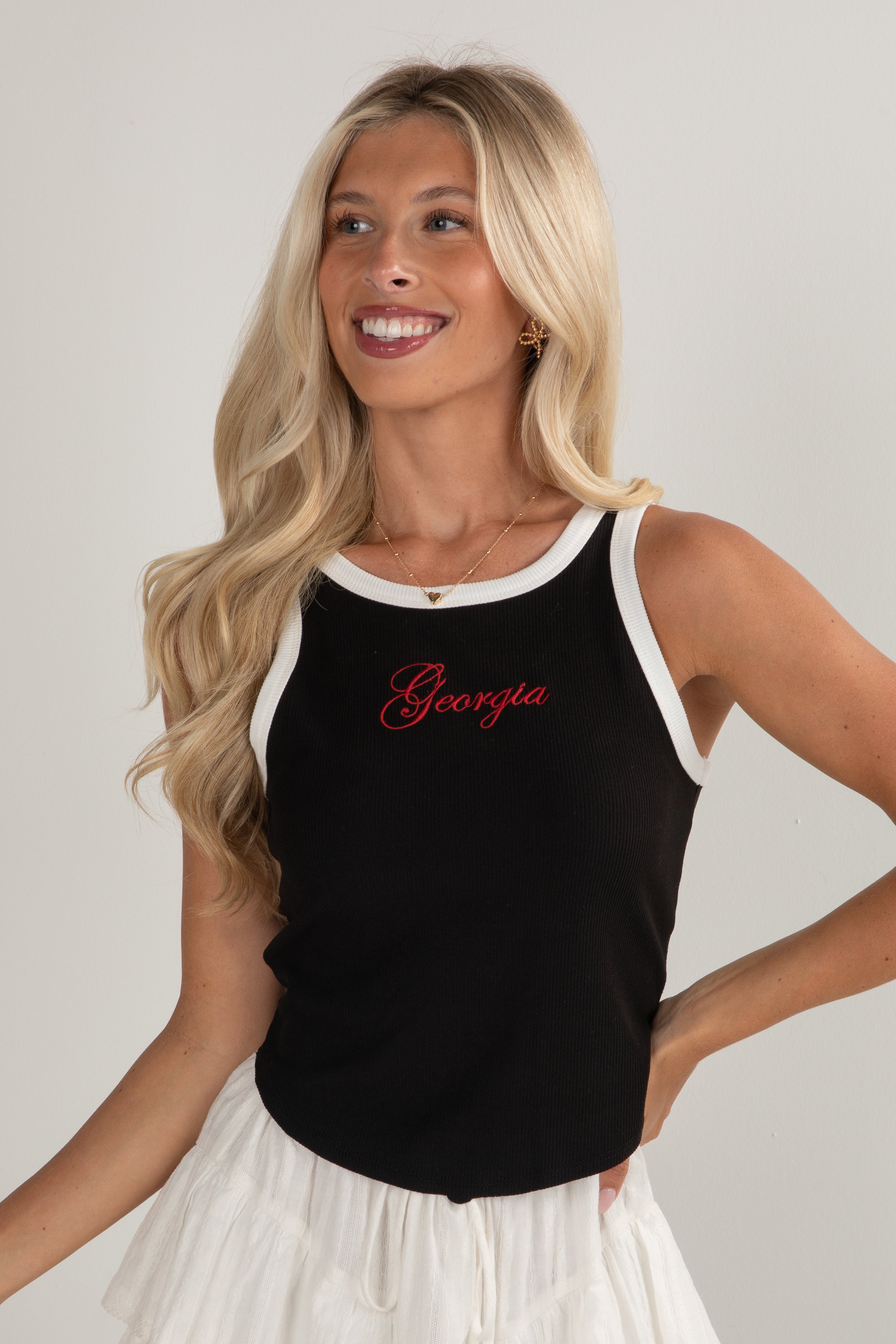 Georgia Script Tank | DU Exclusives | ShopDressUp – Dress Up