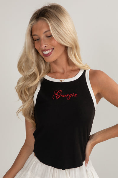 Georgia Script Tank | DU Exclusives | ShopDressUp – Dress Up
