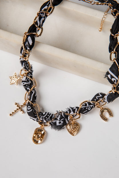 western charm necklace