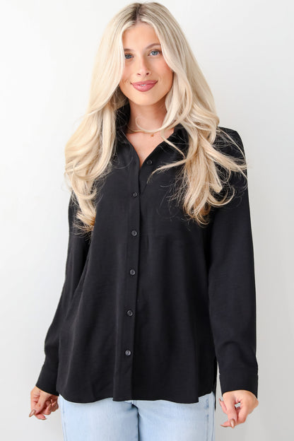 Perfected Sophistication Button-Up Blouse