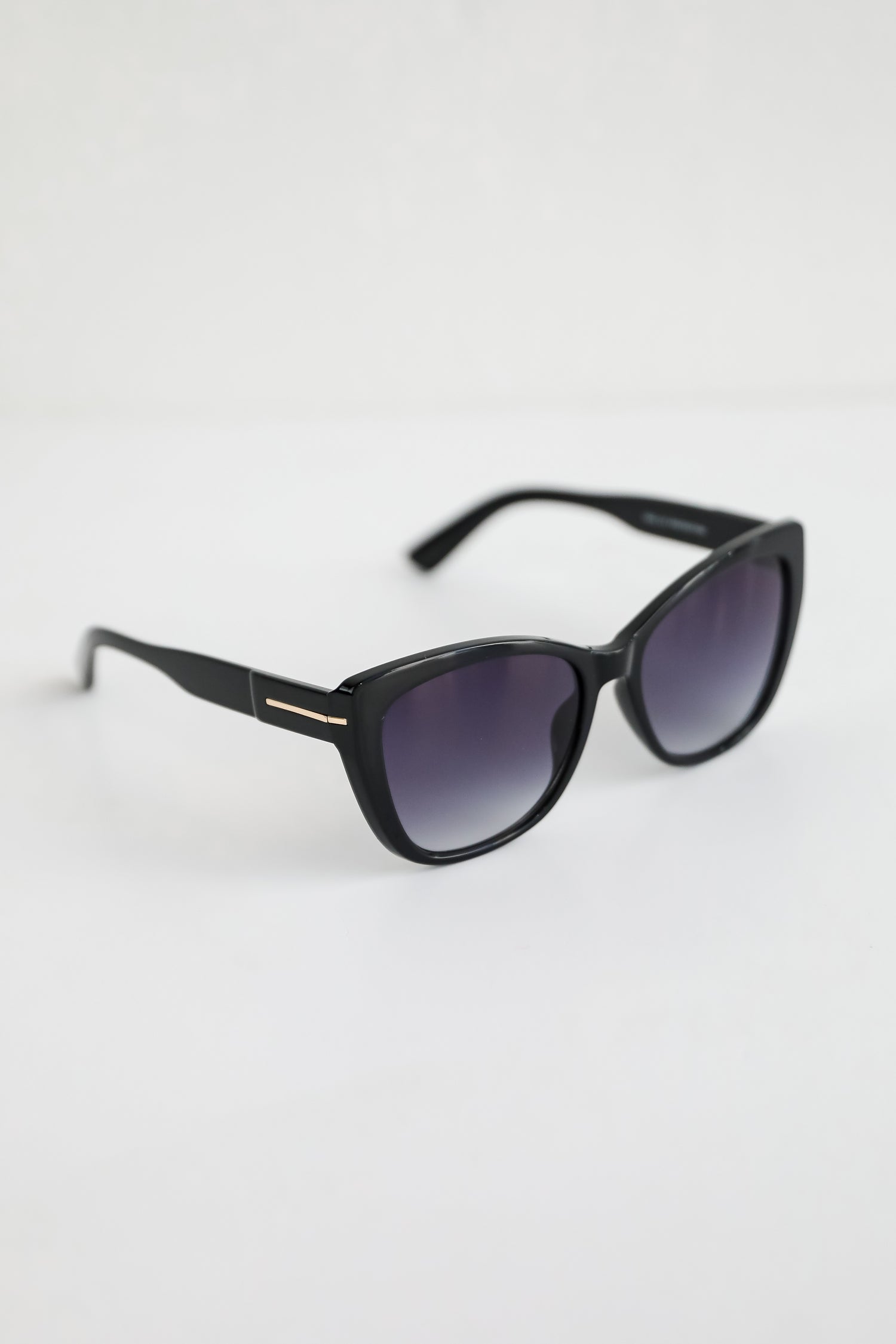 Trendsetting Take Black Cat Eye Sunglasses