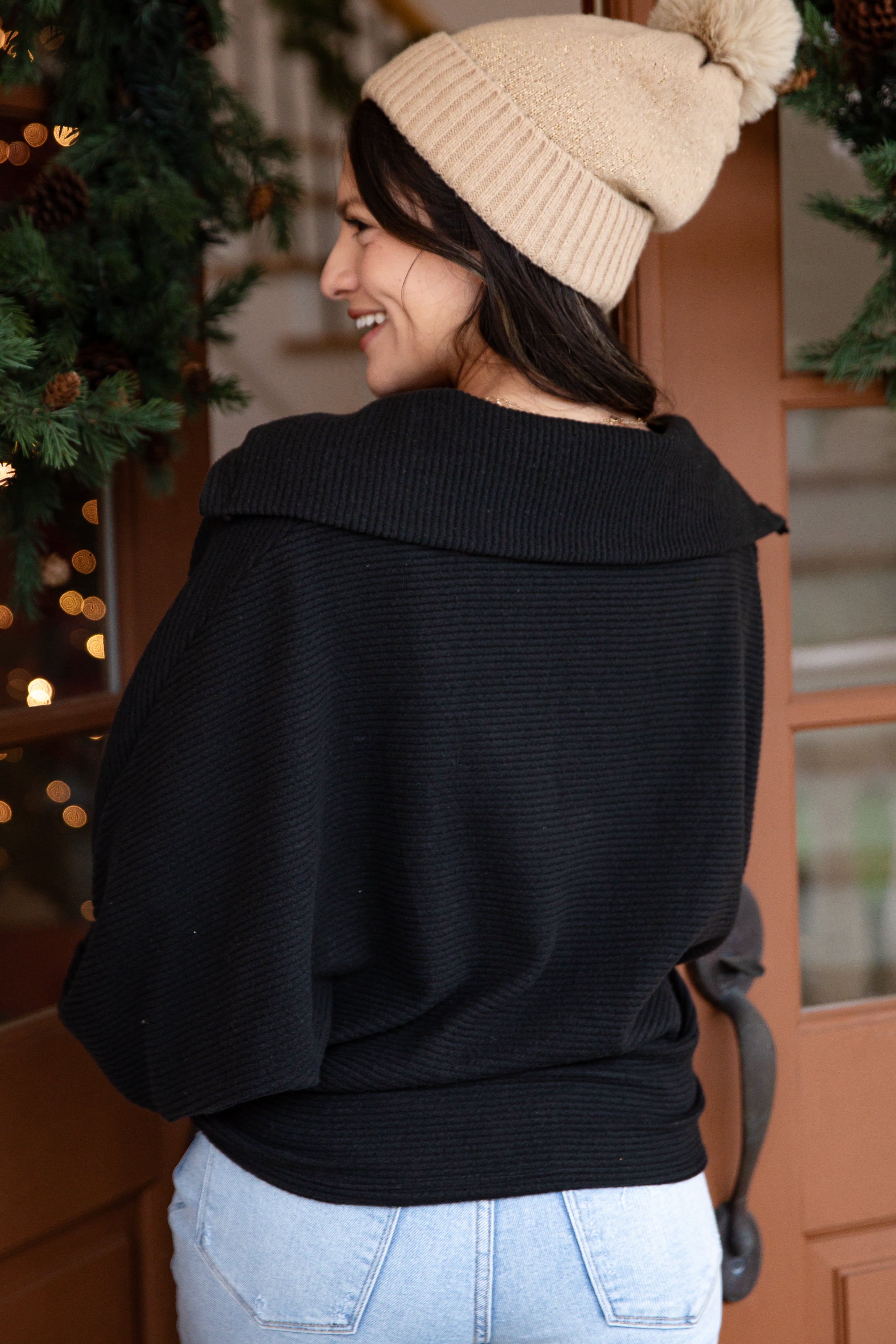 Alpine Comfort Soft Corded Knit Top | Women's Trendy Tops | Dress Up