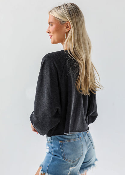 Coveted Ease Cropped Pullover