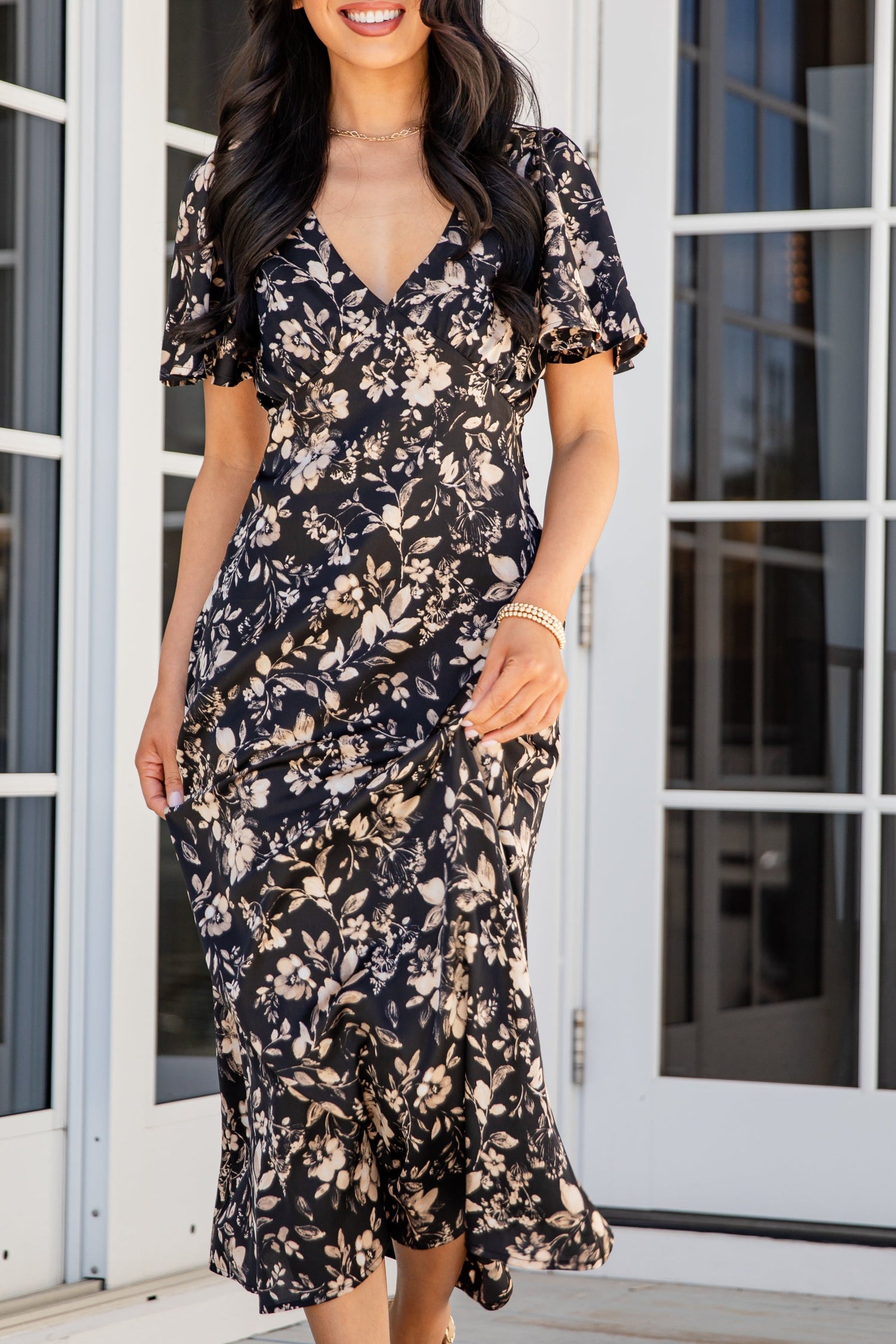 Black Floral Maxi Dress | Cute Dresses For Women | ShopDressUp Black / Small Black Floral Maxi Dress | Cute Dresses For Women | ShopDressUp Black / Small
