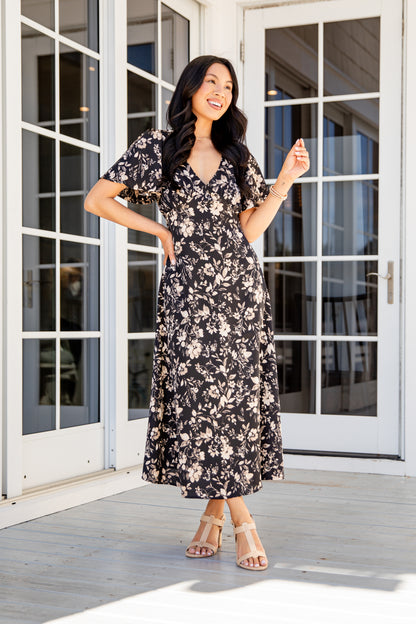 Black Floral Maxi Dress | Cute Dresses For Women | ShopDressUp Black / Small Black Floral Maxi Dress | Cute Dresses For Women | ShopDressUp Black / Small