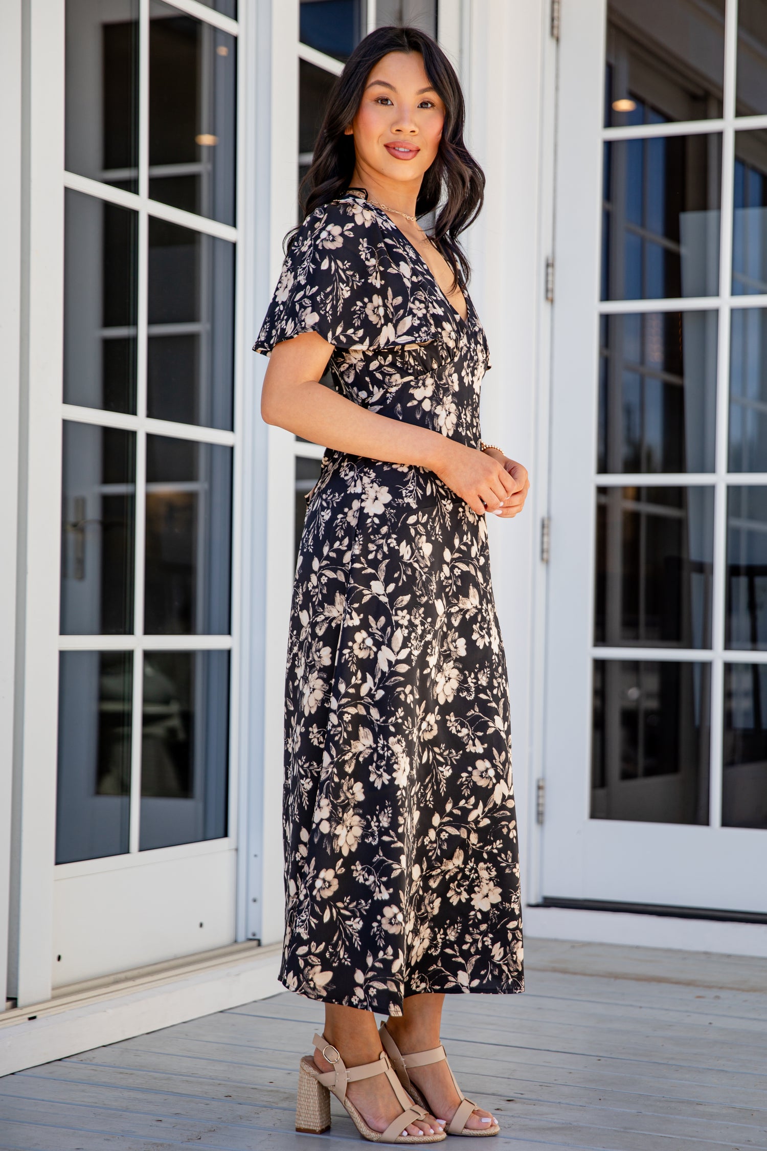 Black Floral Maxi Dress | Cute Dresses For Women | ShopDressUp Black / Small Black Floral Maxi Dress | Cute Dresses For Women | ShopDressUp Black / Small