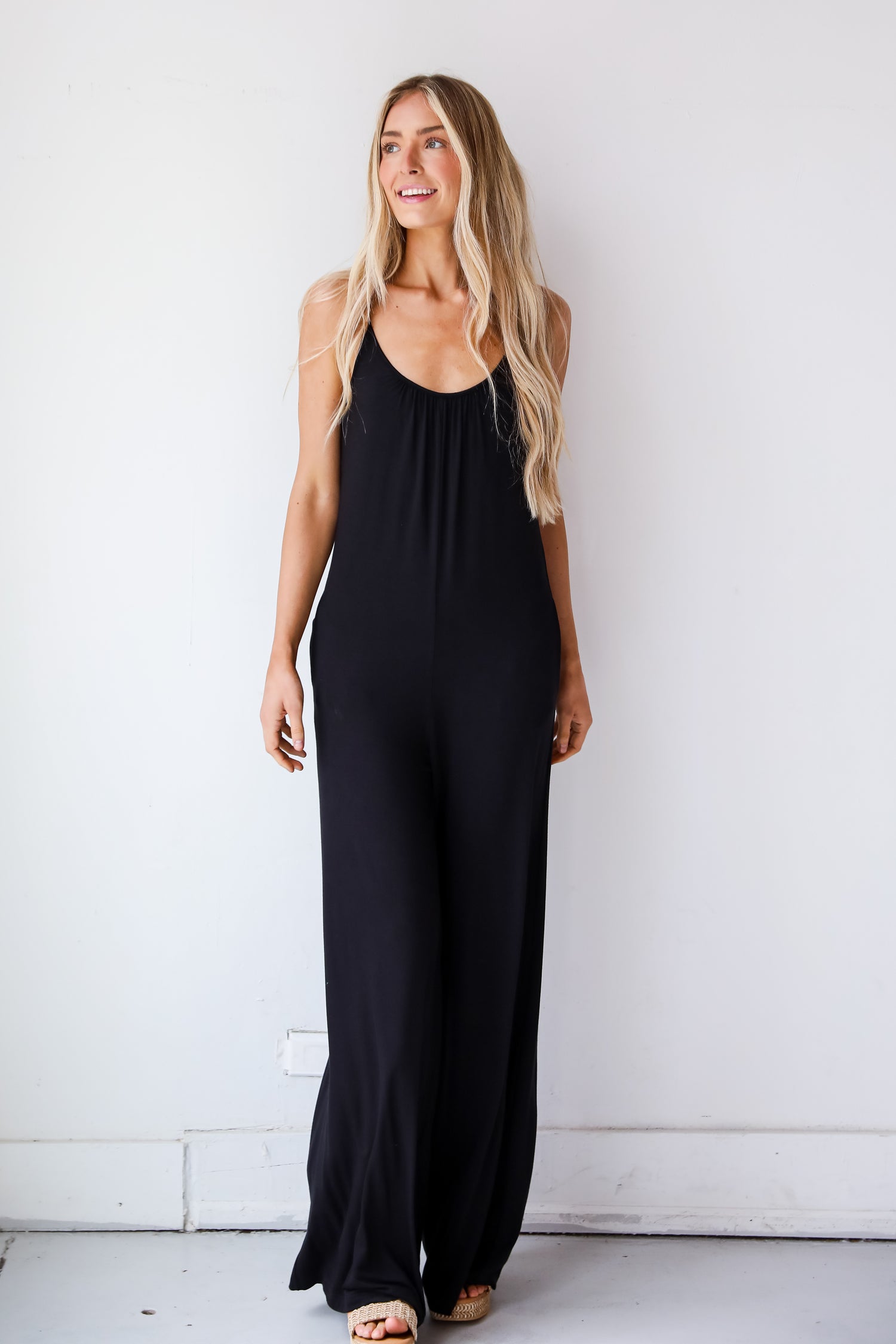 comfy Black Jumpsuit