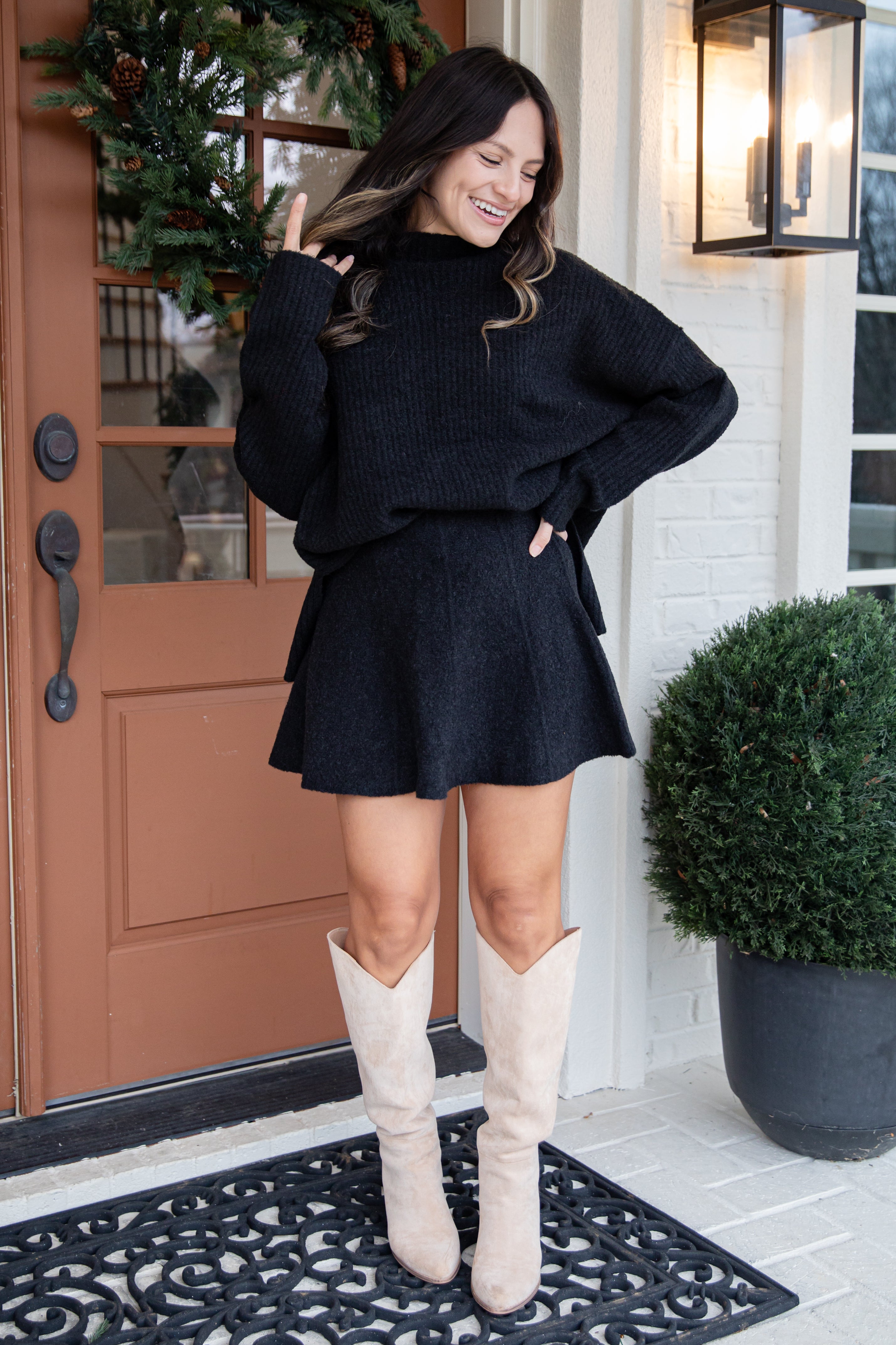 Cinnamon Spice Knit Mini Skirt | Trendy Women's Skirt | Dress Up