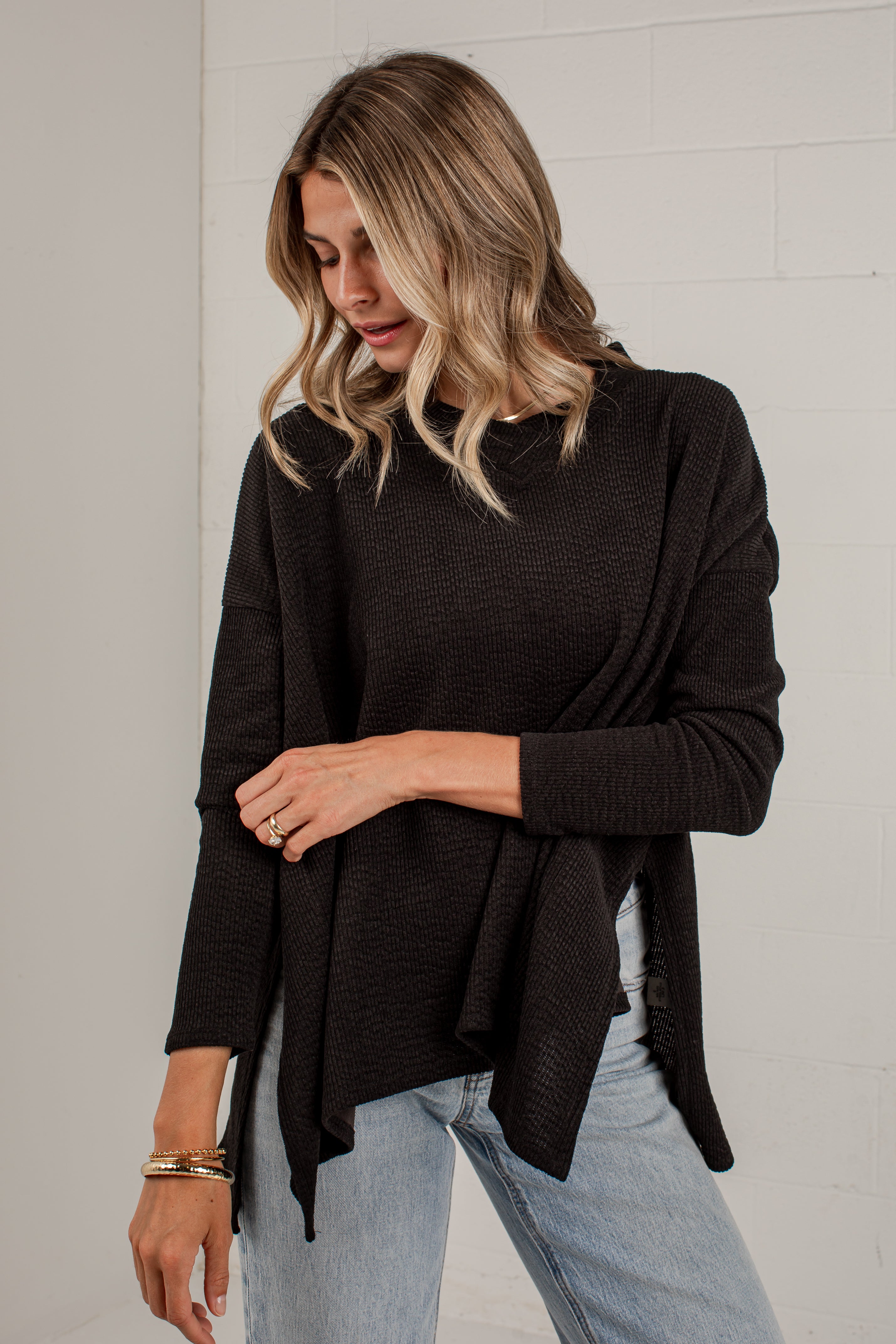 Unhurried Life Relaxed Knit Top | Trendy Women's Top | Shop Dress Up