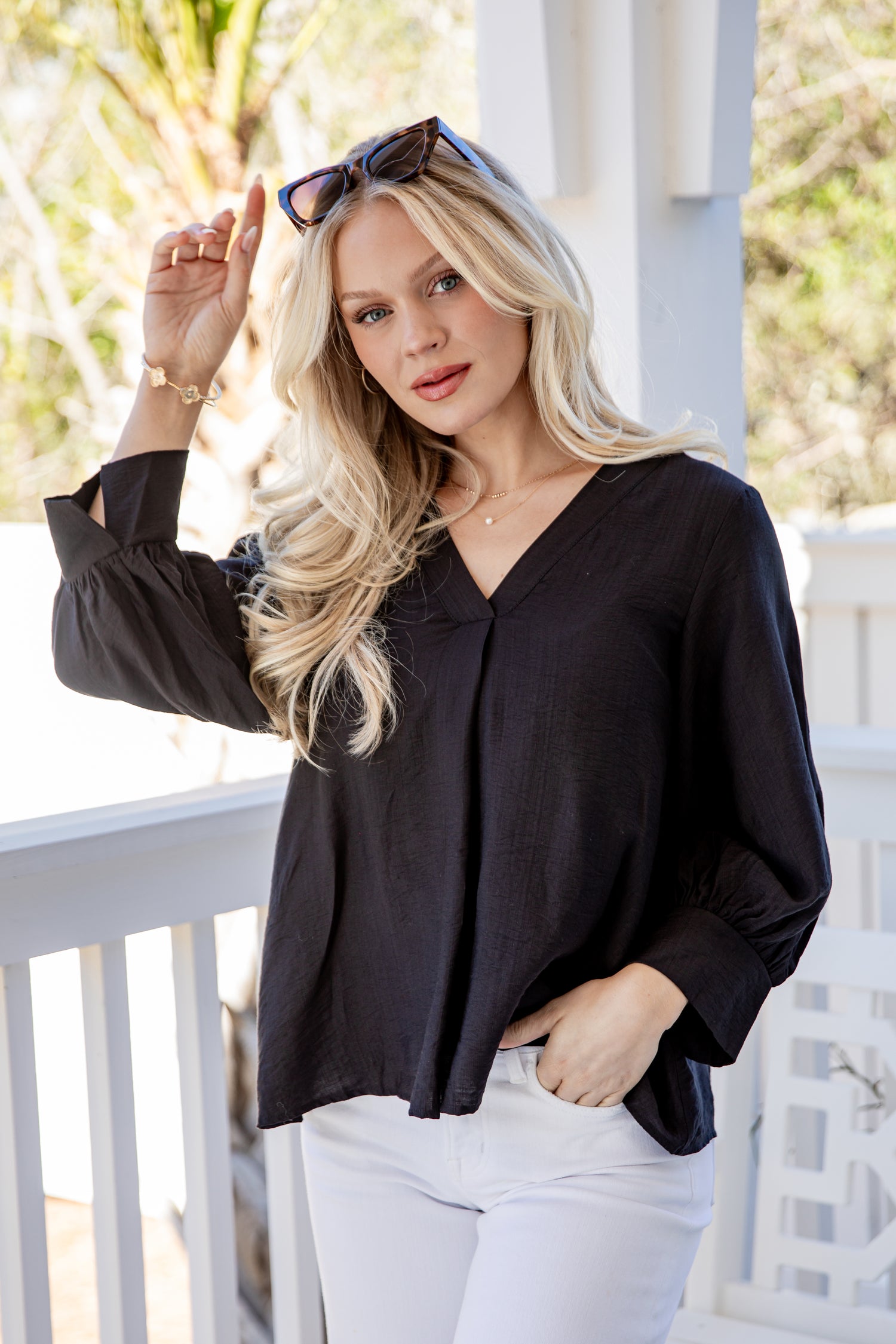 Soft Spoken Long Sleeve Blouse | Trendy Women's Tops | ShopDressUp Taupe / Small Soft Spoken Long Sleeve Blouse | Trendy Women's Tops | ShopDressUp Taupe / Small