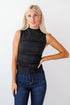 Elegant Success Black Leopard Mesh Tank