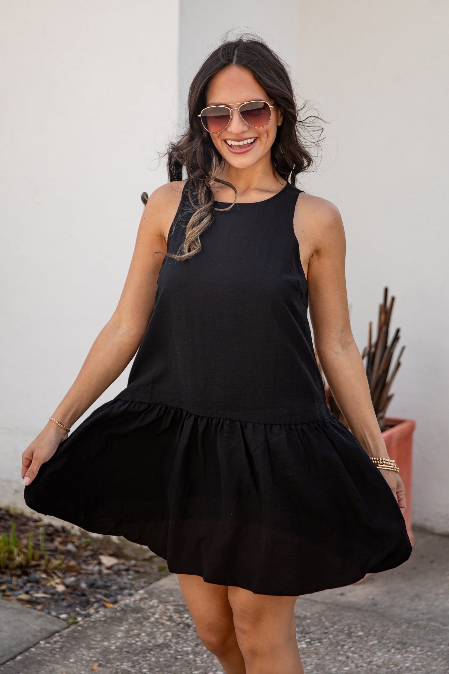 City After Dark Black Mini Dress | Trendy Women's Dress