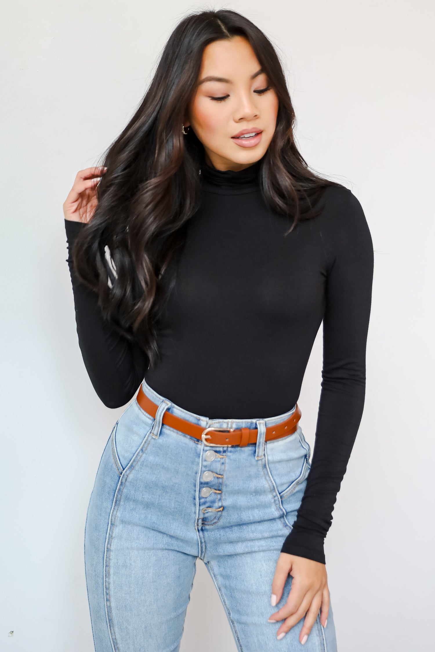 Kennedy Everyday Mock Neck Bodysuit