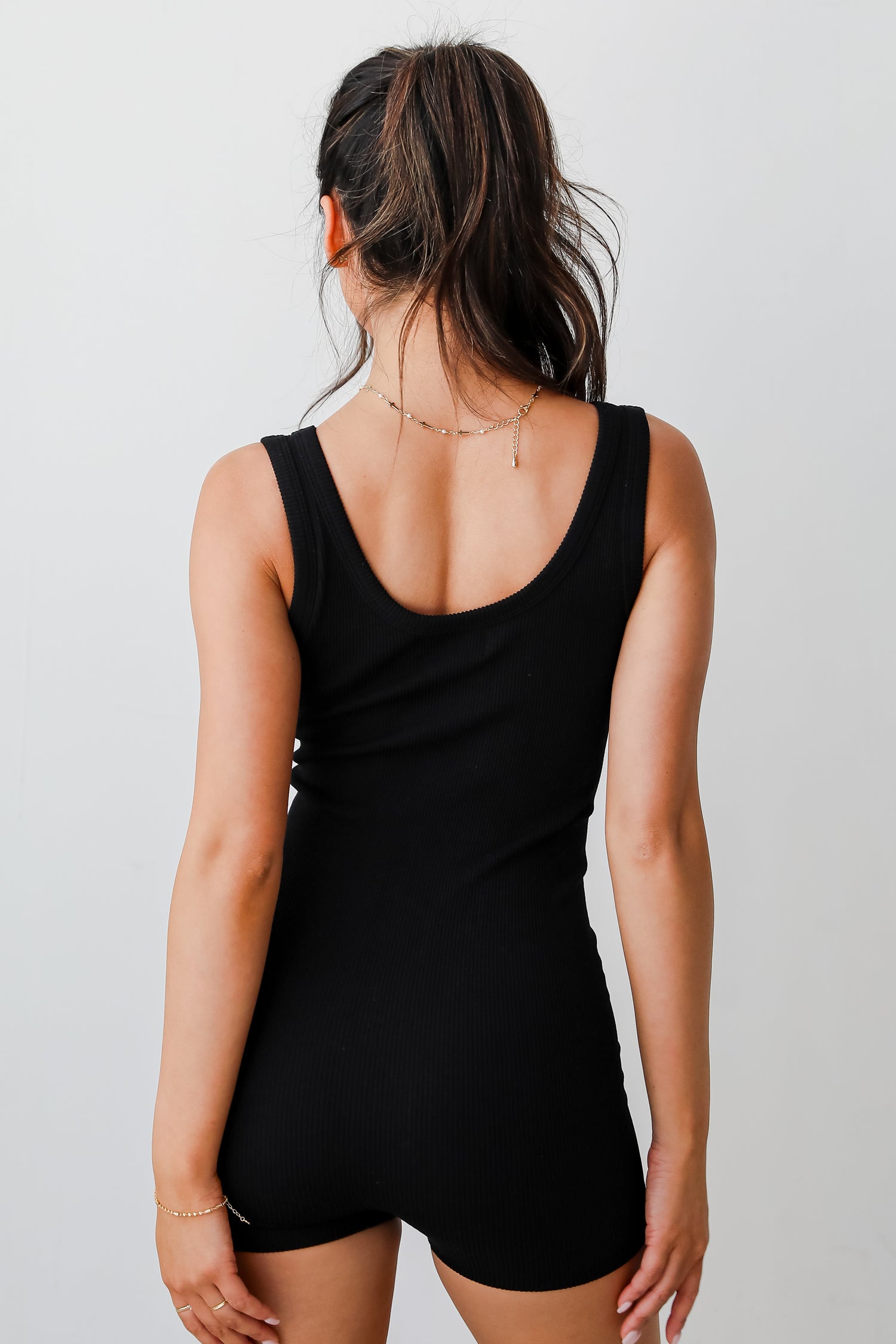 casual black romper