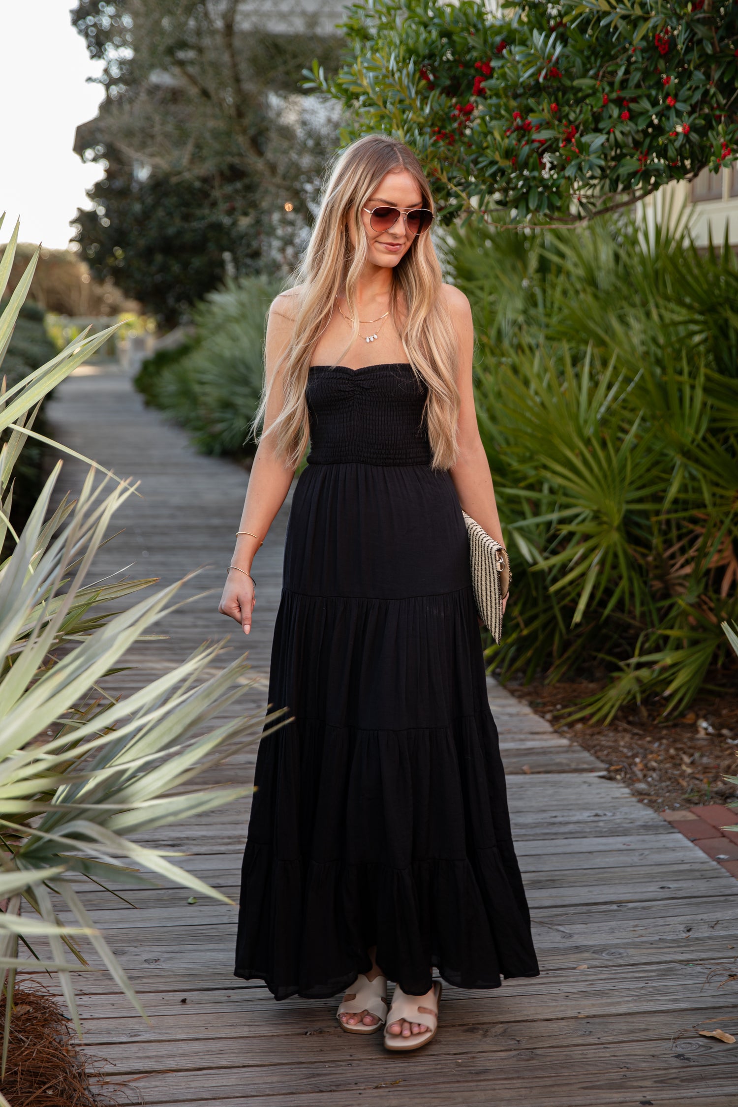maxi black dresses for women Honey Black Maxi Dress - US 4