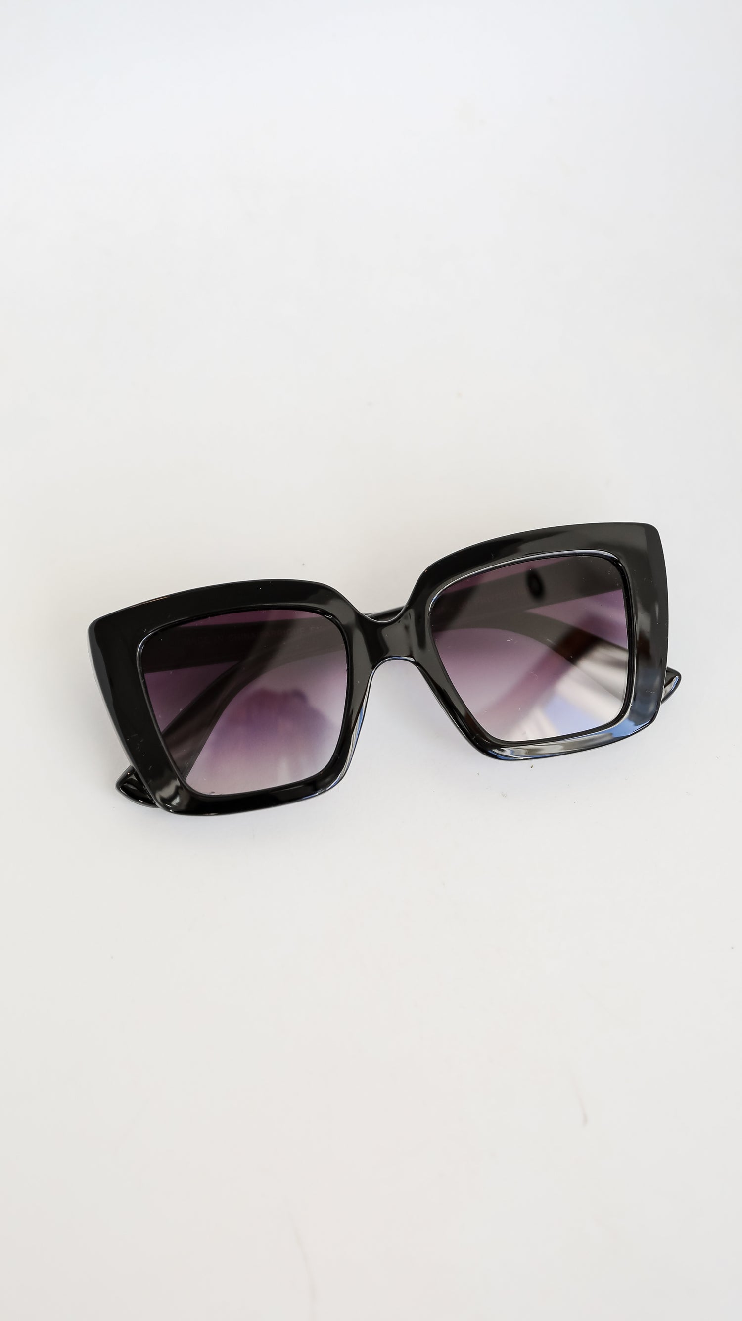 Cute Black Square Sunglasses Women's Sunglasses Dress Up
