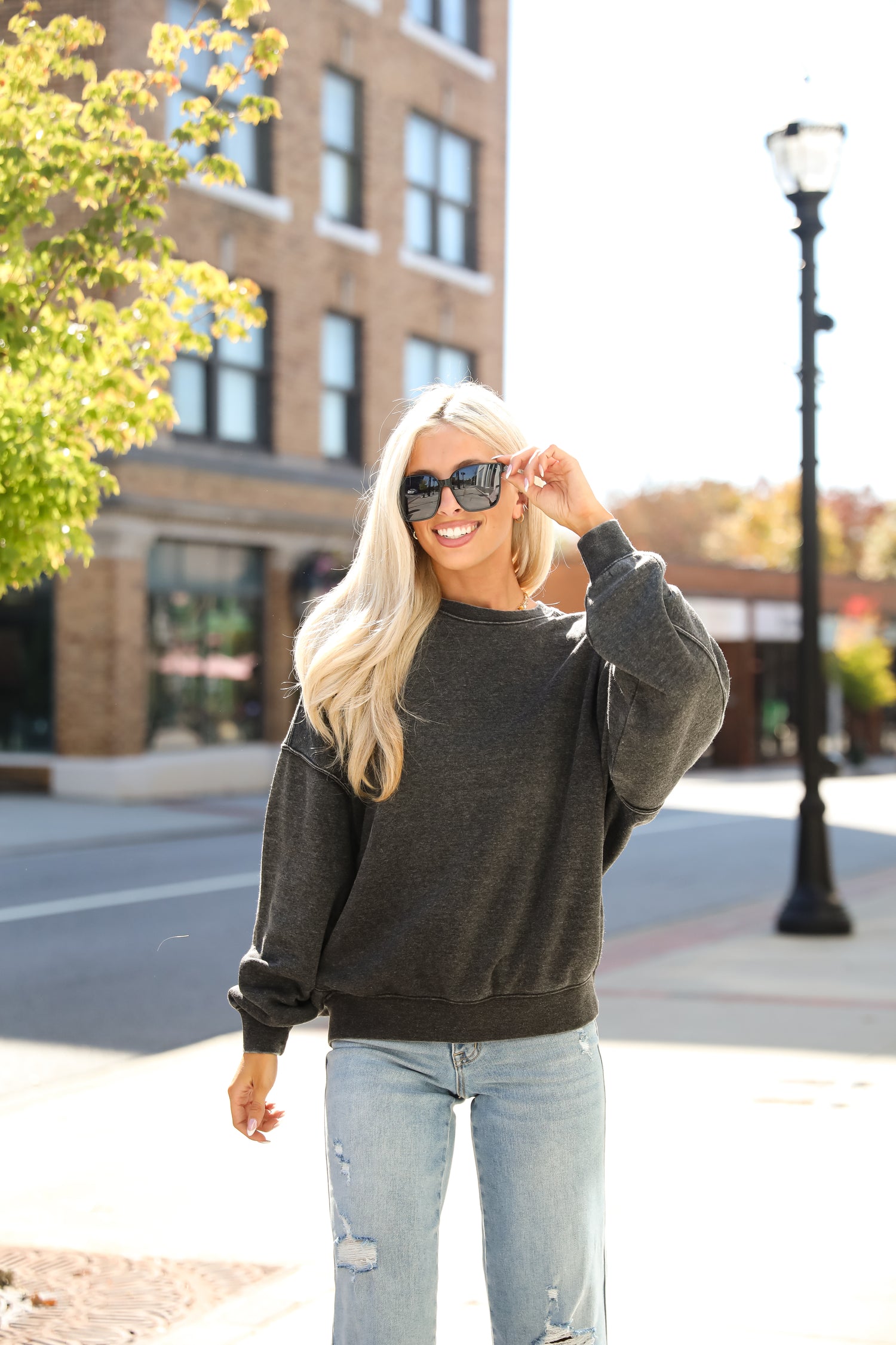 Weekend Chiller Black Sweatshirt