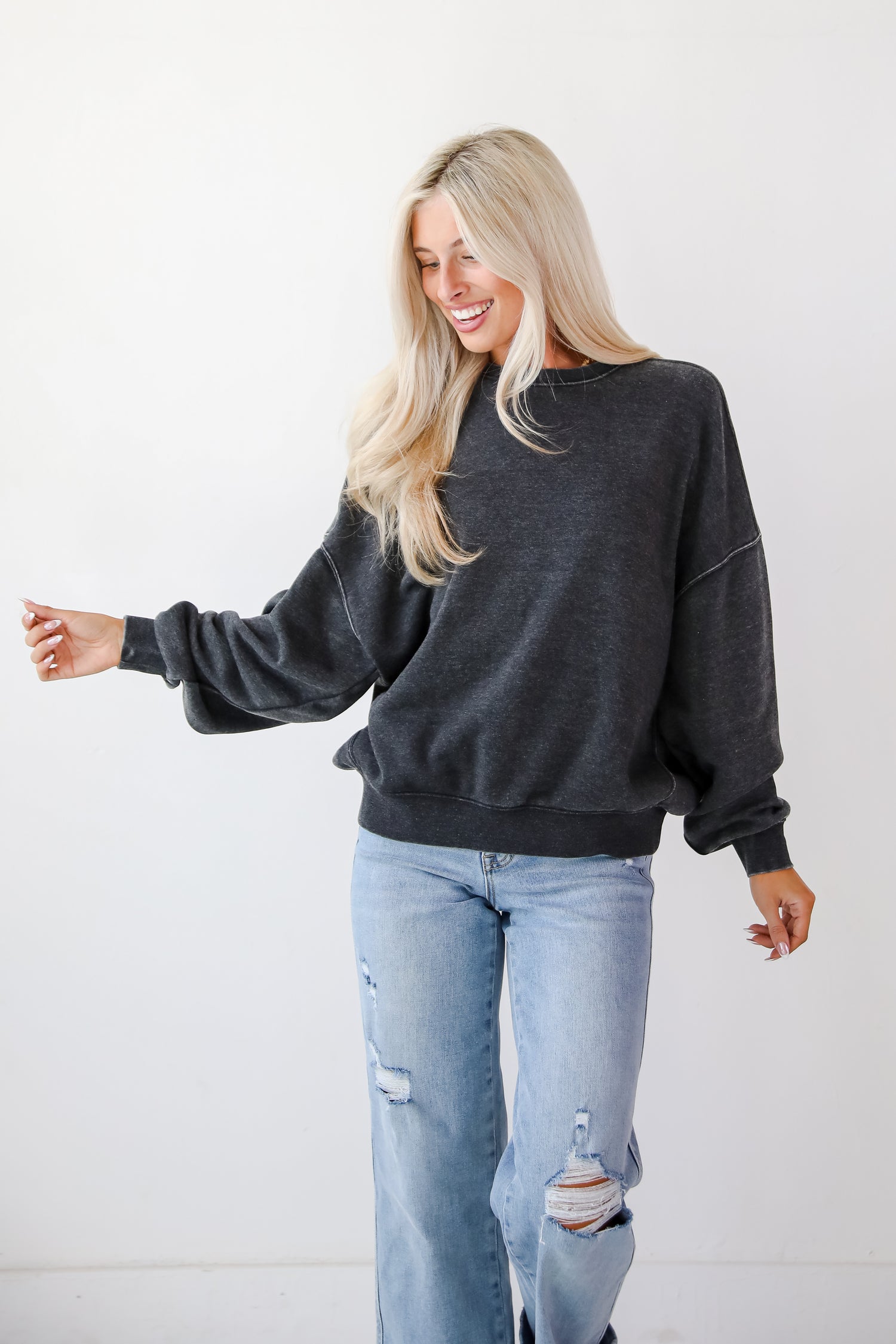 Weekend Chiller Black Sweatshirt