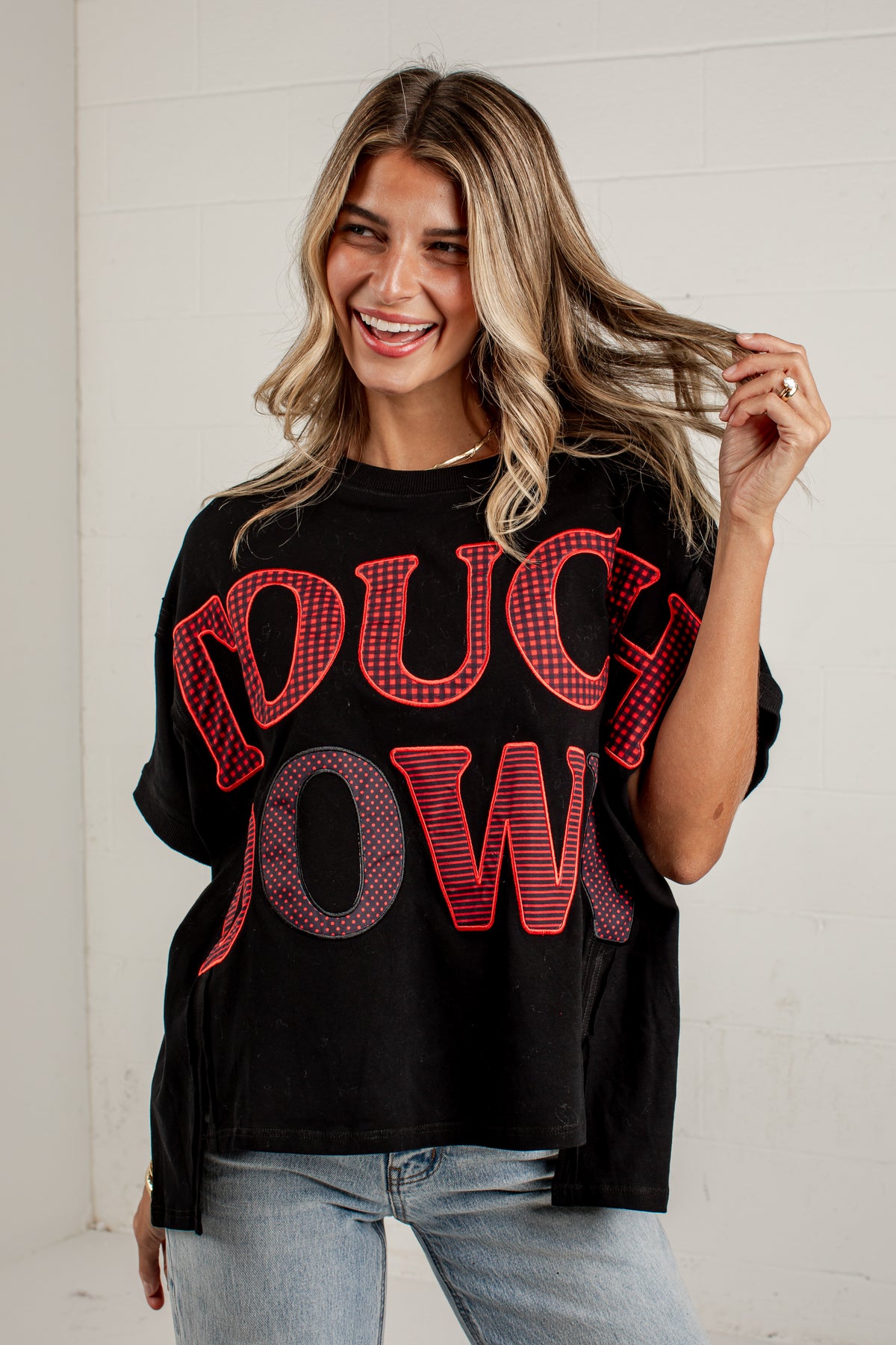 Touchdown Moment Black Graphic Tee