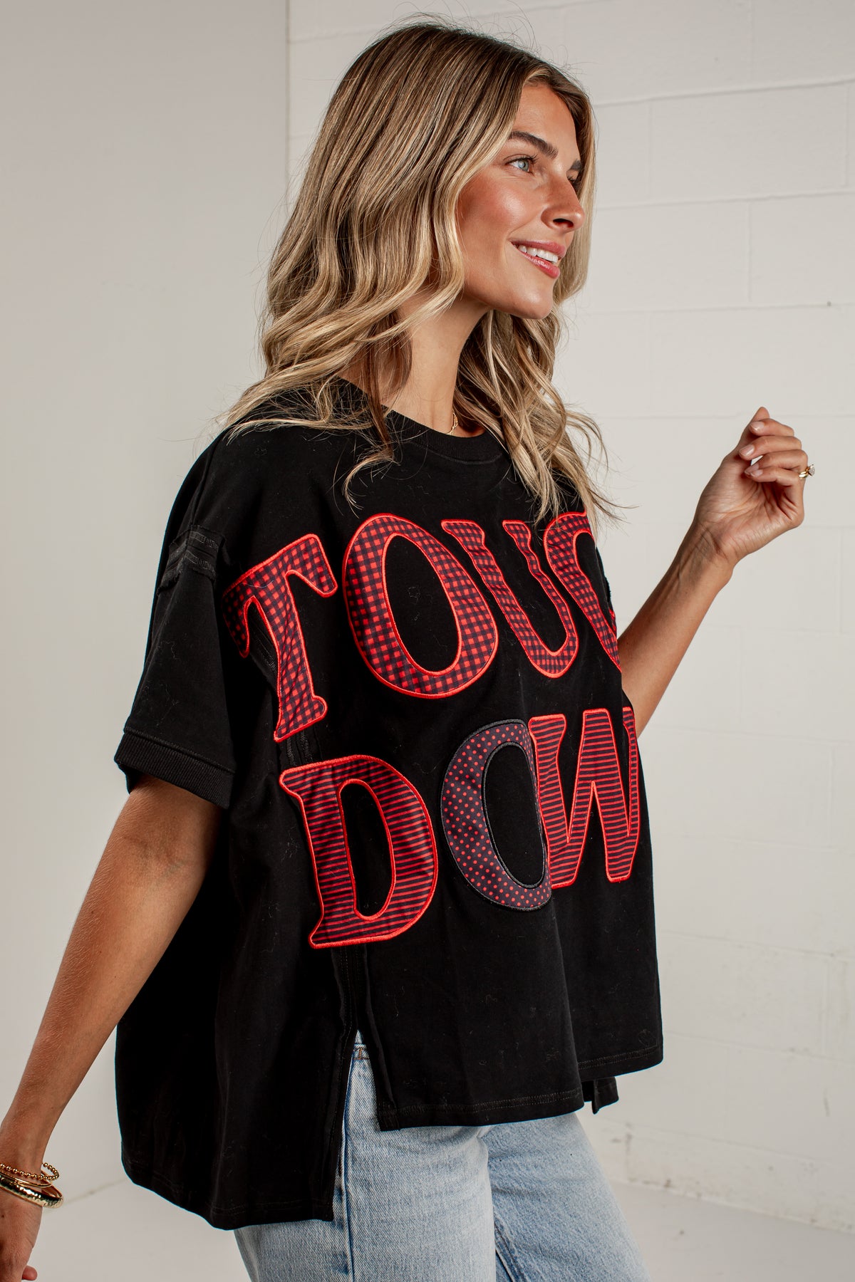 Touchdown Moment Black Graphic Tee