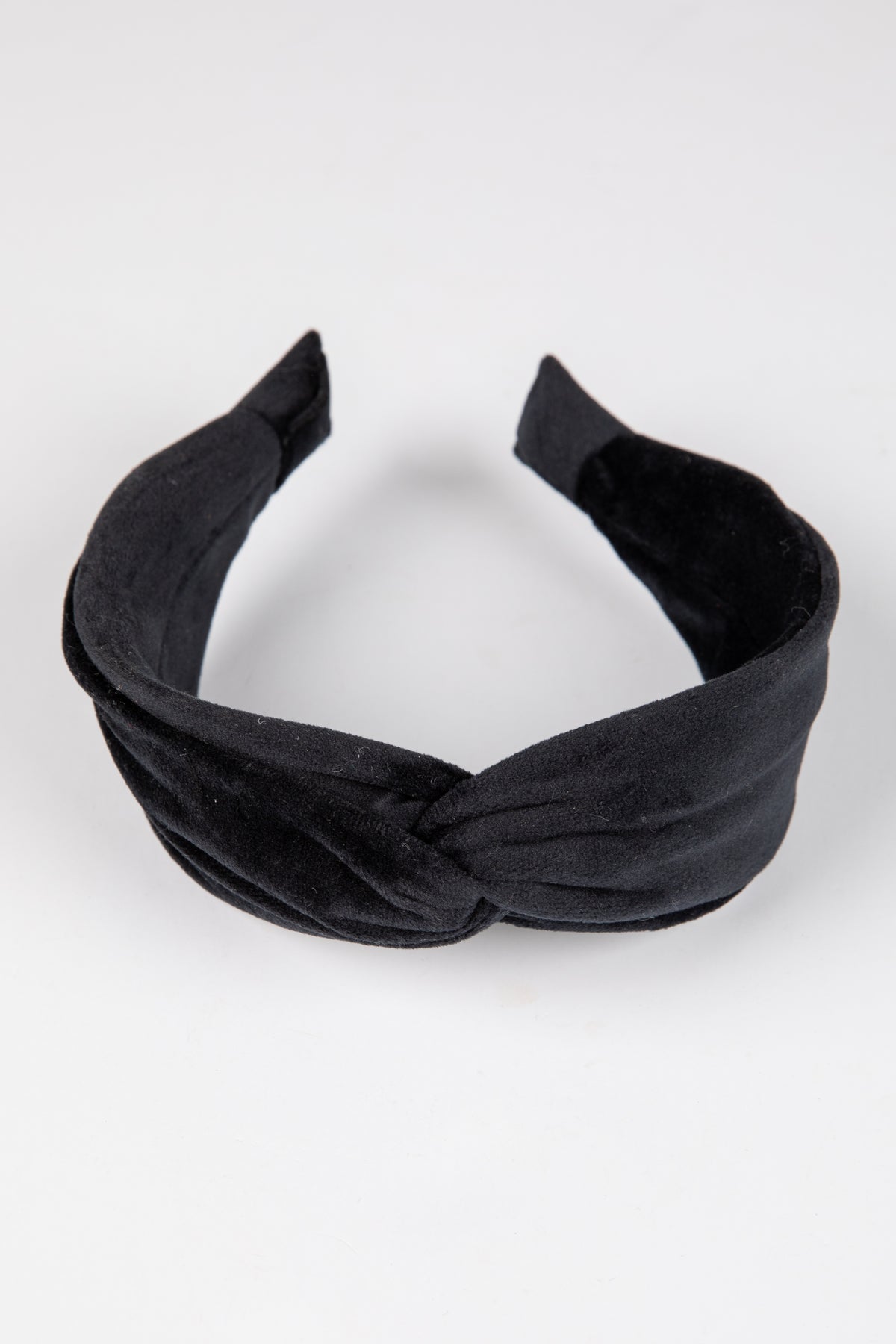 Black velvet like headband Narrow Headband (Black Velvet) – Holland Cooper ® main image 4