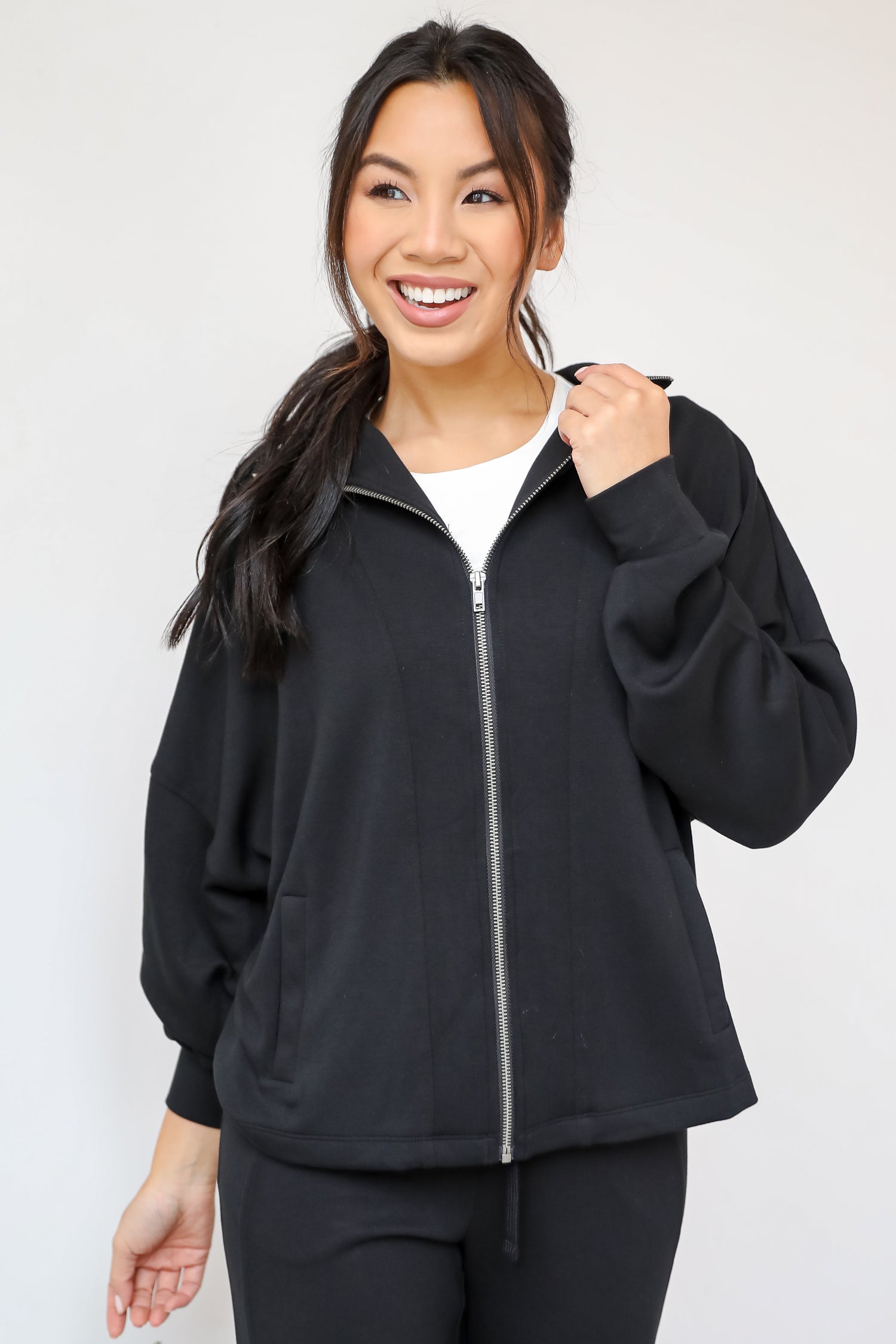 Essential Comfort Zip-Up Jacket