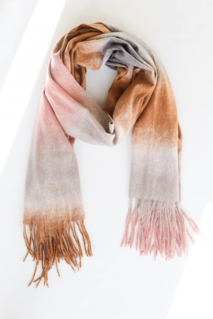 Fringe Scarf flat lay