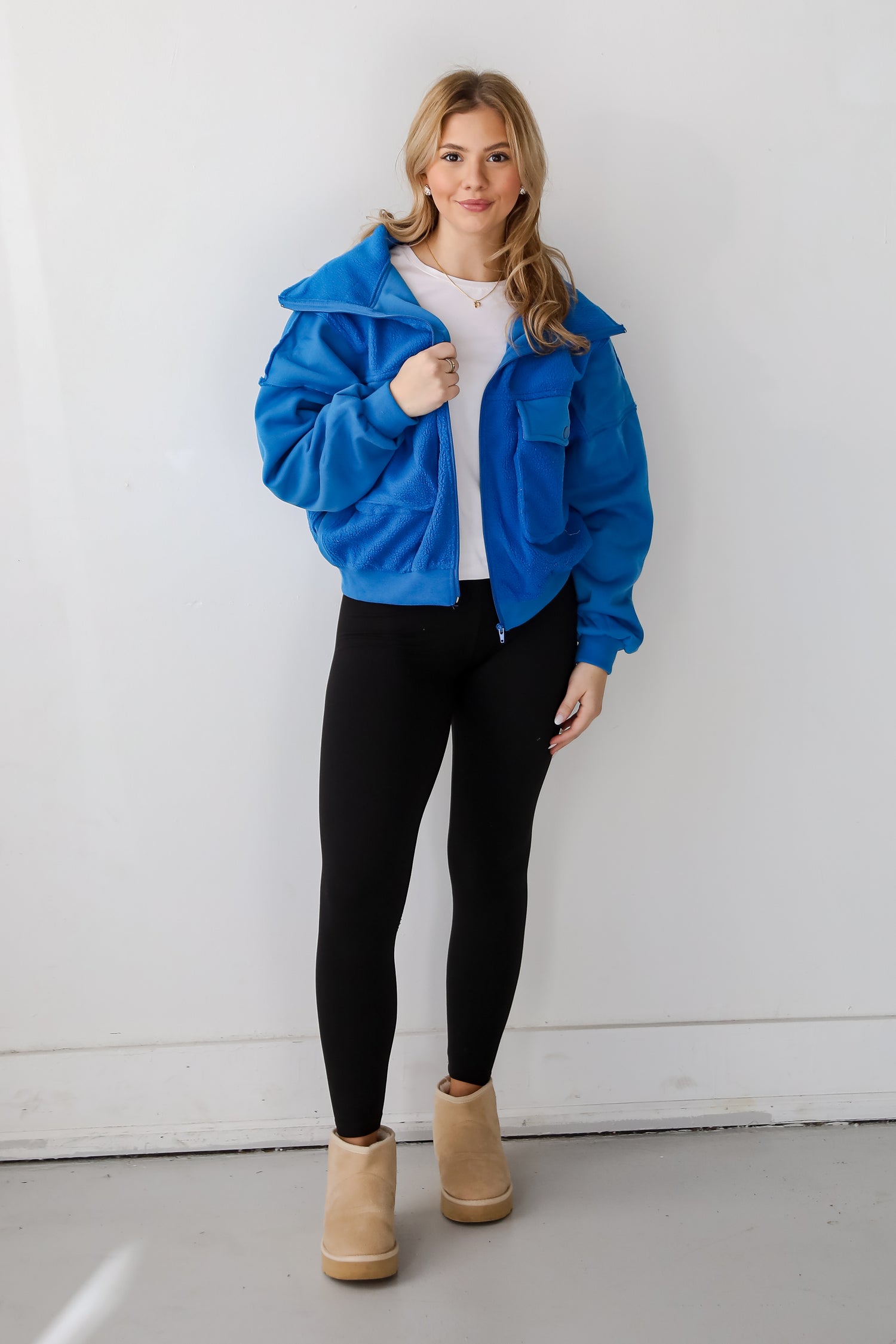 Amazing Comfort Fleece Bomber Jacket