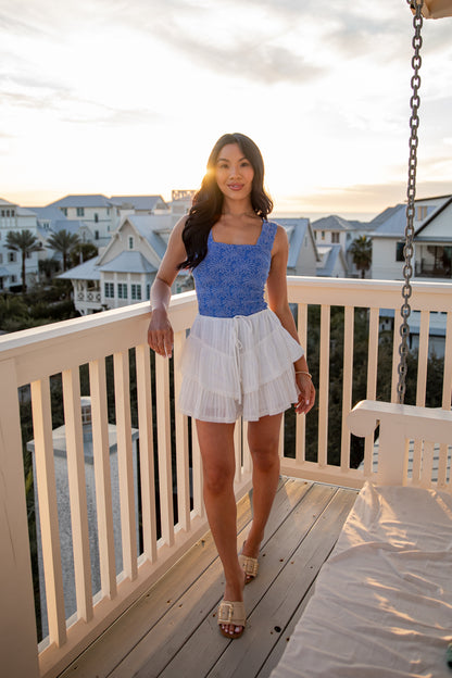 Softly Styled Floral Knit Tank - DU Deal