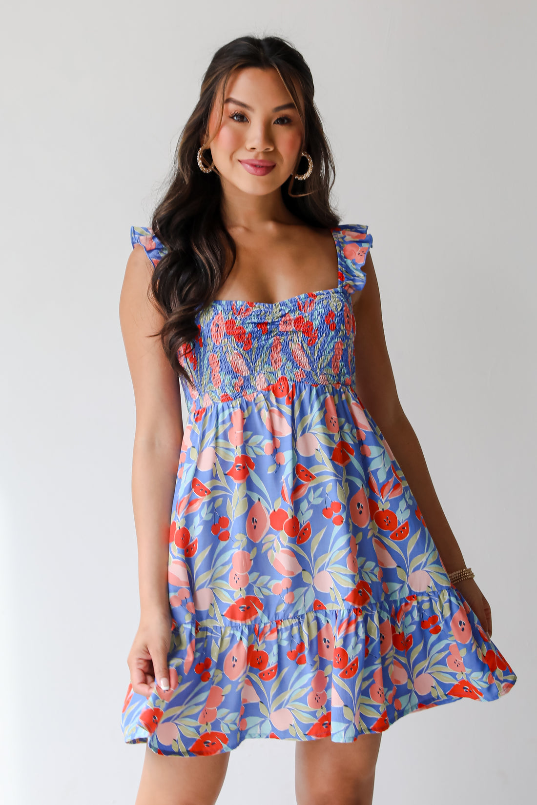 Sweet Breeze Blue Mini Dress