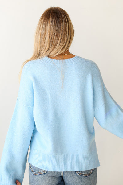 blue sweaters for women