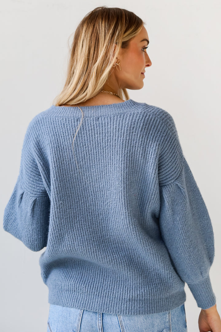 cute blue sweater
