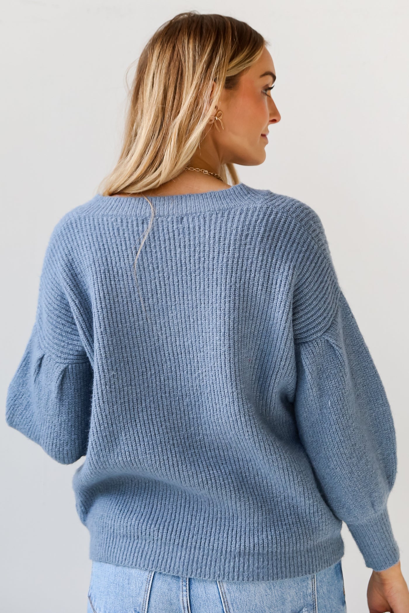 cute blue sweater