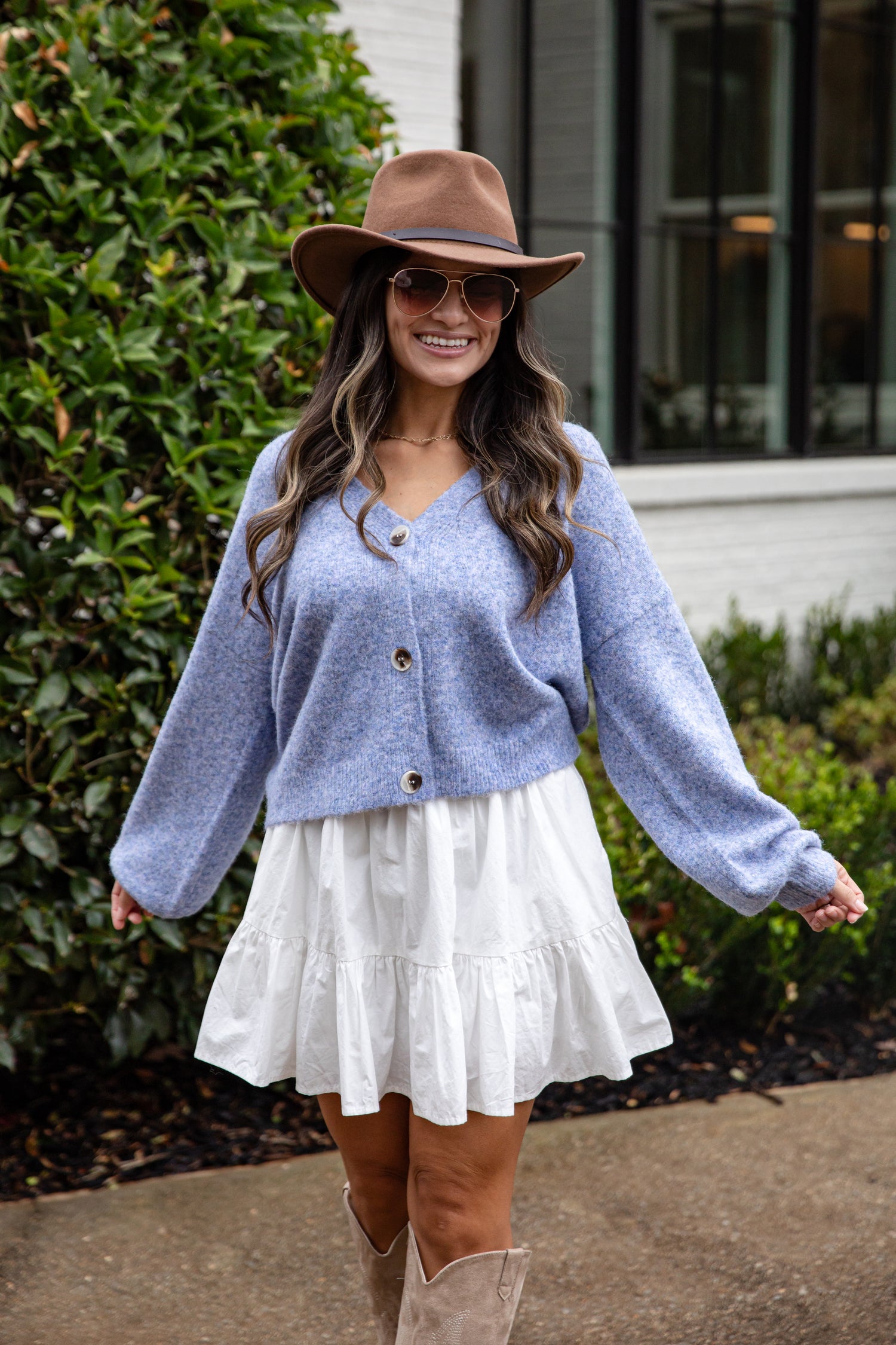 Bluebell Breeze Knit Cardigan | Trendy Womens Cardigan | ShopDressUp Blue / Medium/Large Bluebell Breeze Knit Cardigan | Trendy Womens Cardigan | ShopDressUp Blue / Medium/Large