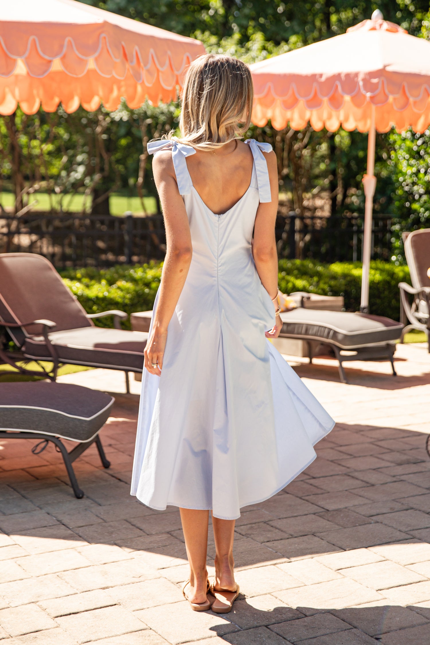 sleeves midi dresses for women Trendy Blue Midi Dress | Women's Cute Dresses