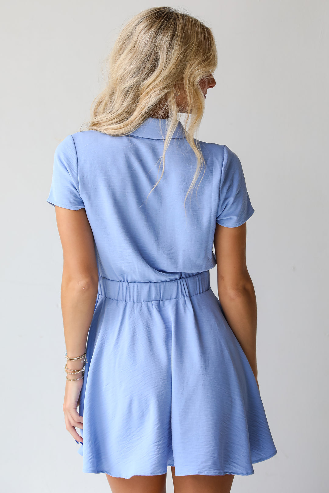 Everlasting Grace Blue Mini Dress