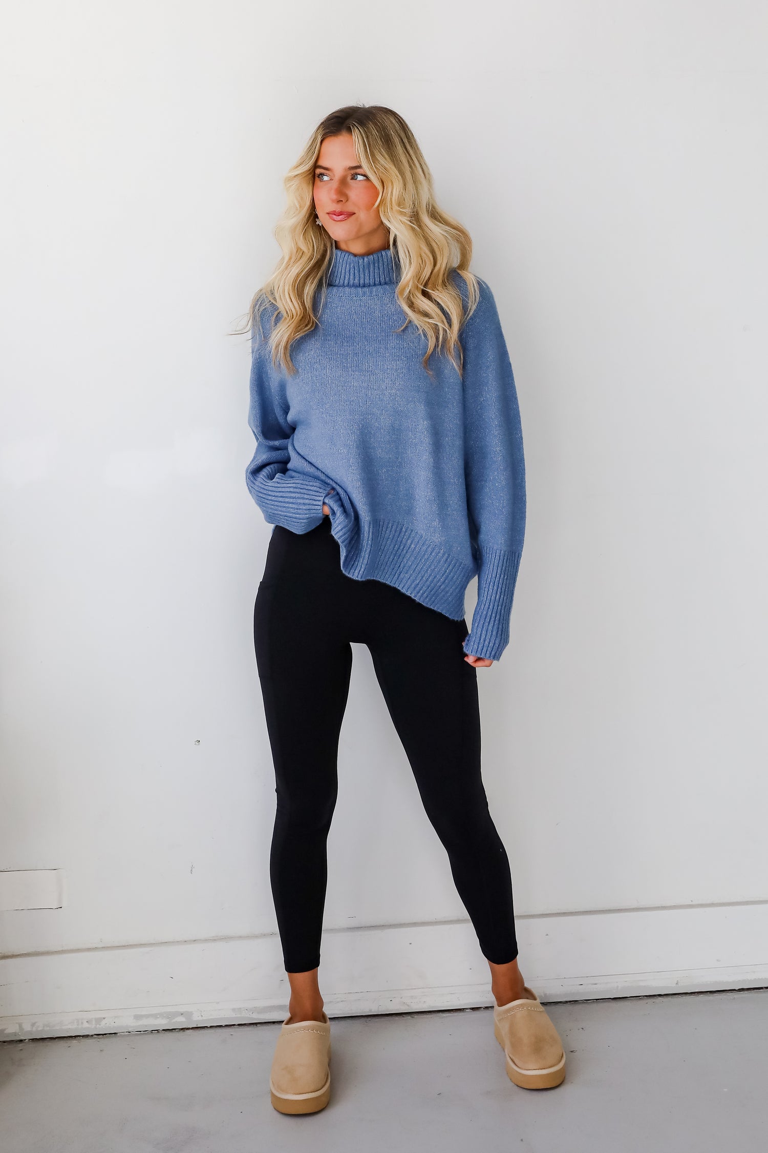 Notably Cozy Turtleneck Oversized Sweater