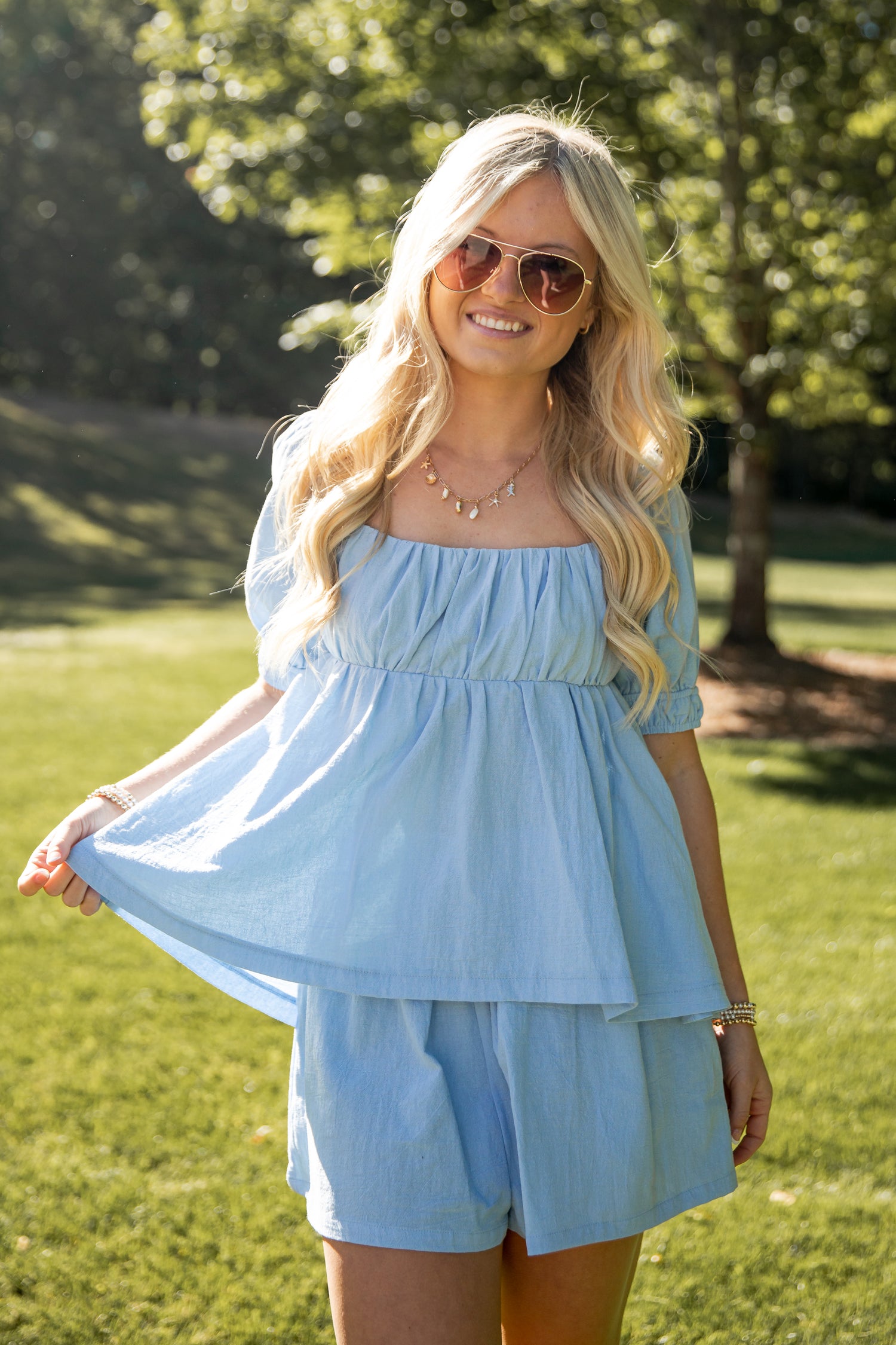 peplum tops and dresses Linen Blend Fruit Floral Peplum Top