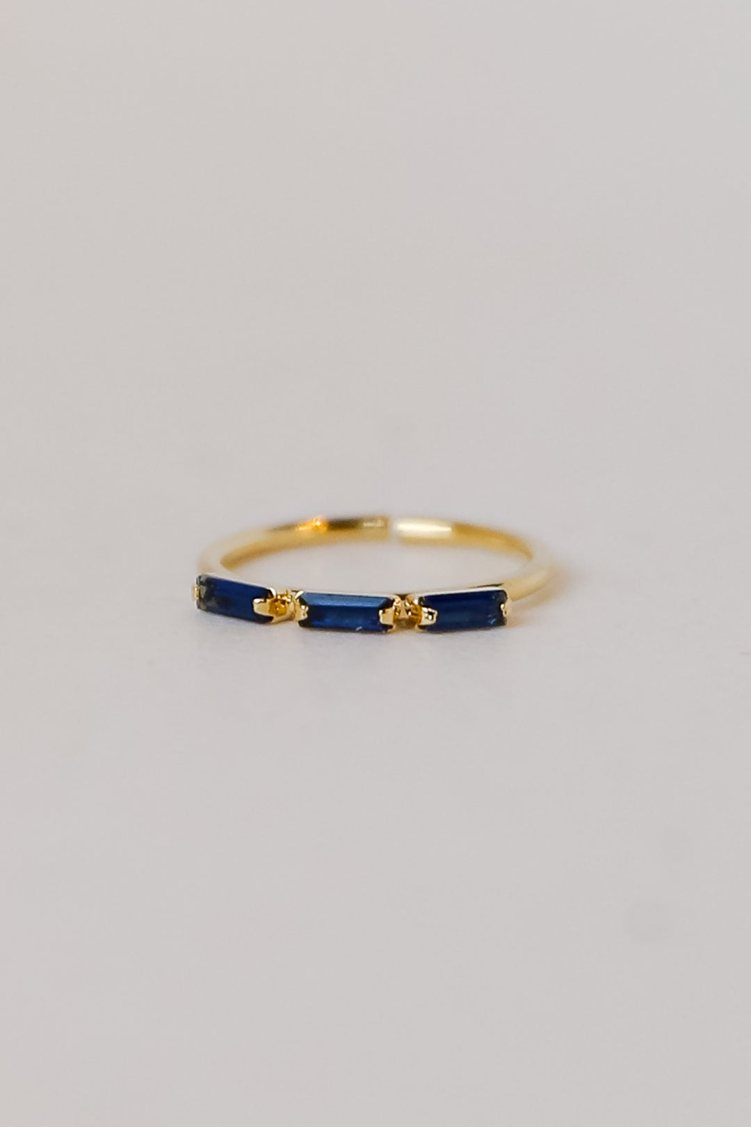 Navy Gemstone Ring