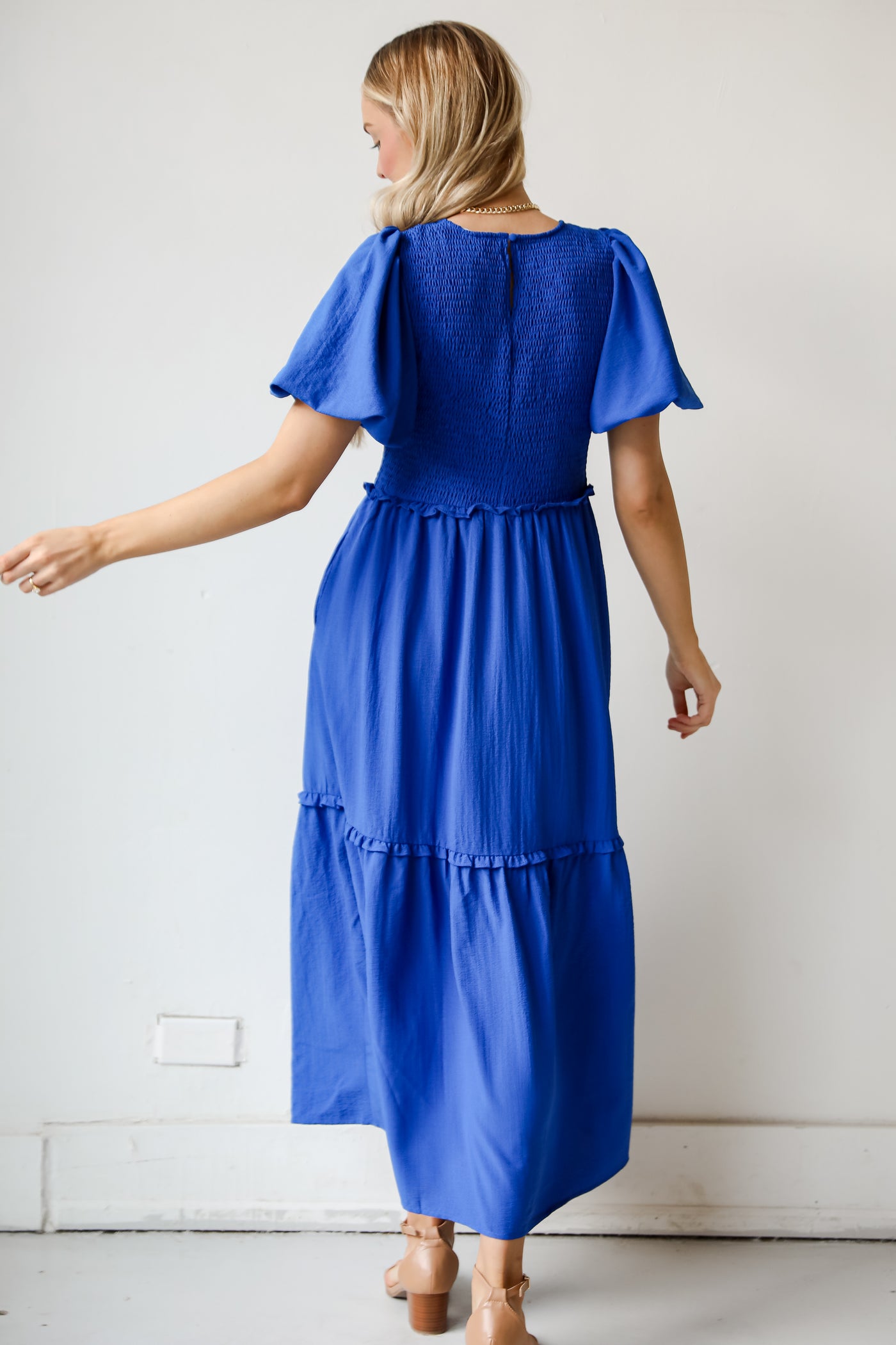 cute Blue Maxi Dress