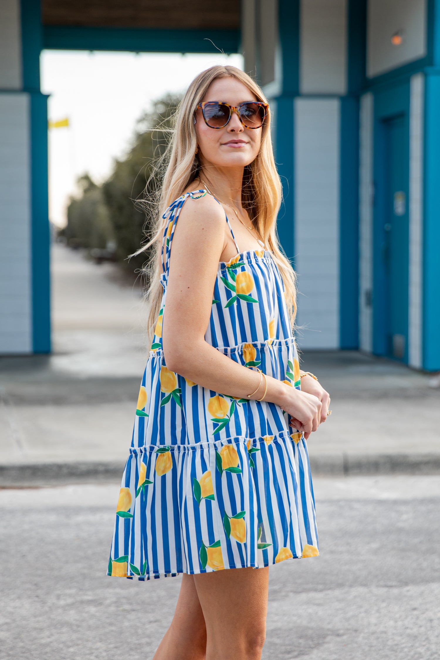 Citrus Grove Stripe Mini Dress | Trendy Women's Dresses Citrus Grove Stripe Mini Dress | Trendy Women's Dresses