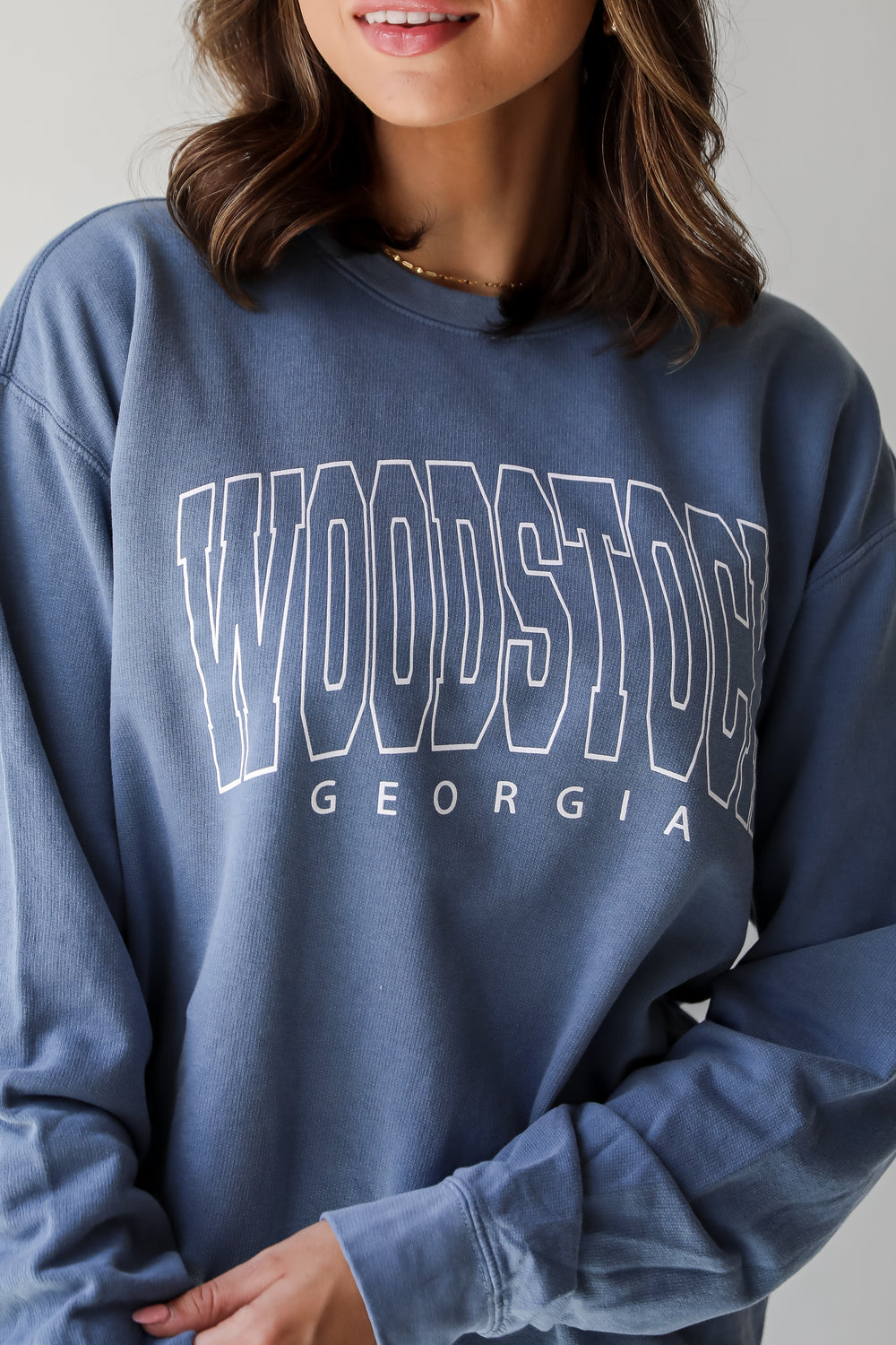 Denim Woodstock Georgia Sweatshirt