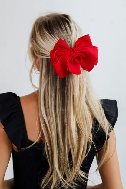 Premium Sweetness Bow Hair Clip