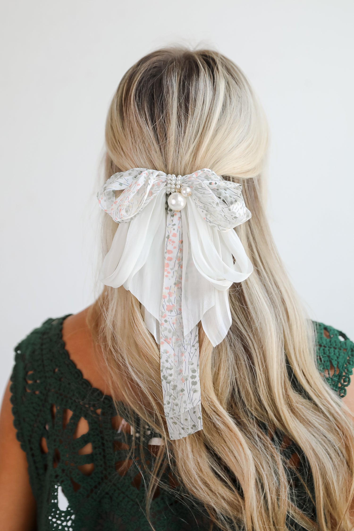 Glowing Personality Floral Bow Hair Clip