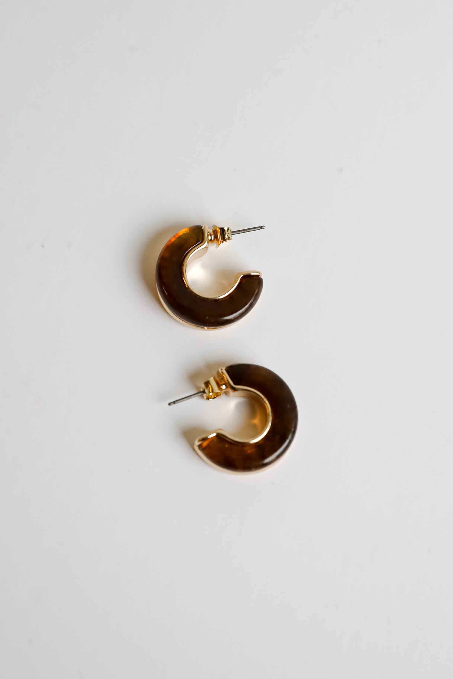 Haley Acrylic Hoop Earrings