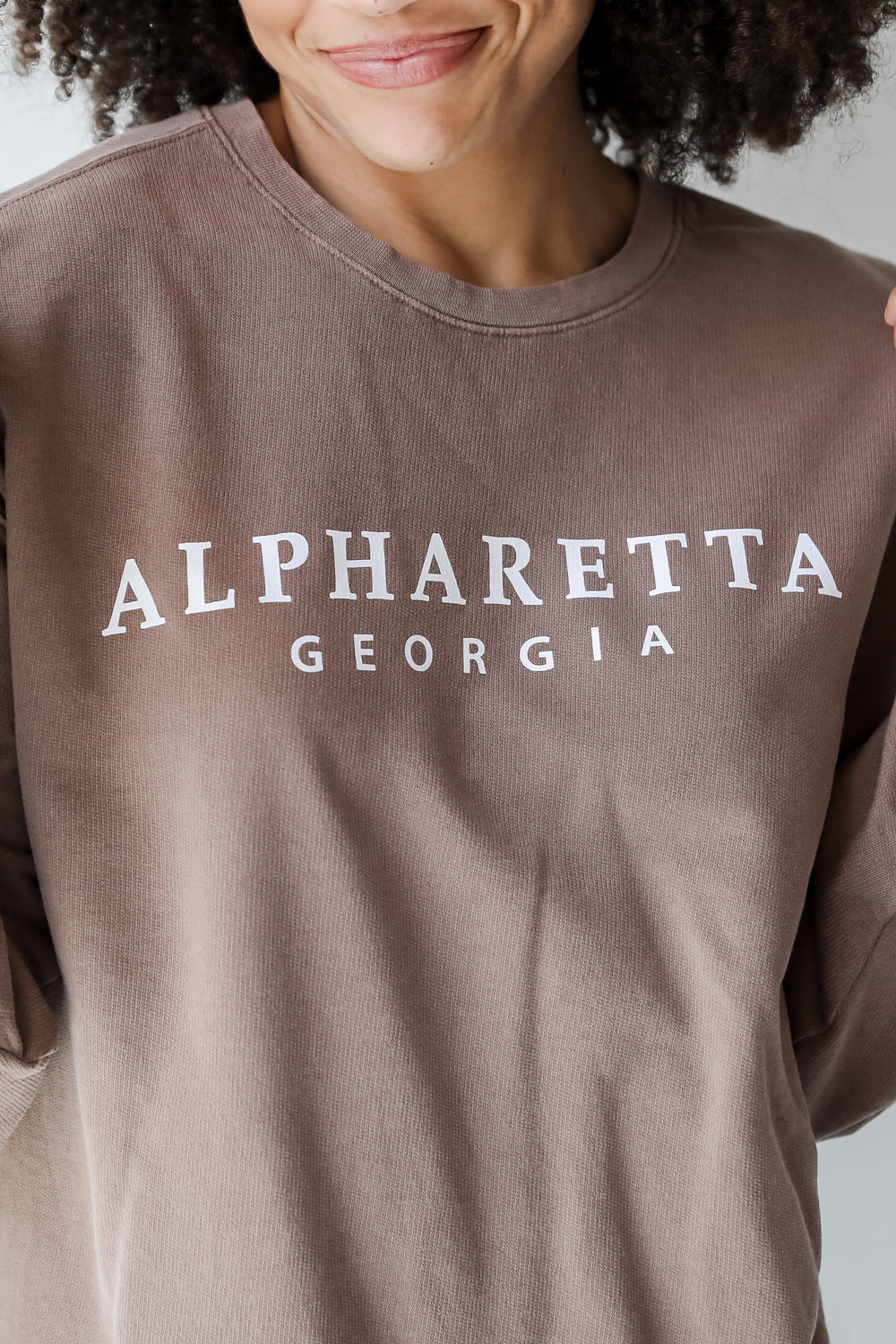 Brown Alpharetta Georgia Sweatshirt