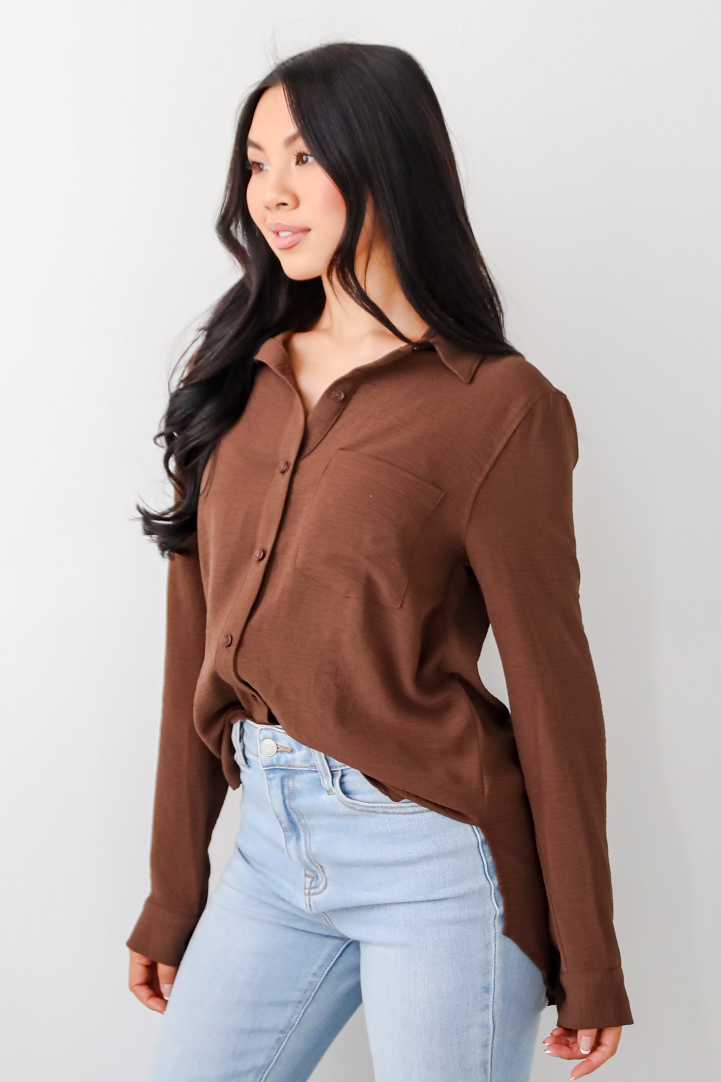 Perfected Sophistication Button-Up Blouse