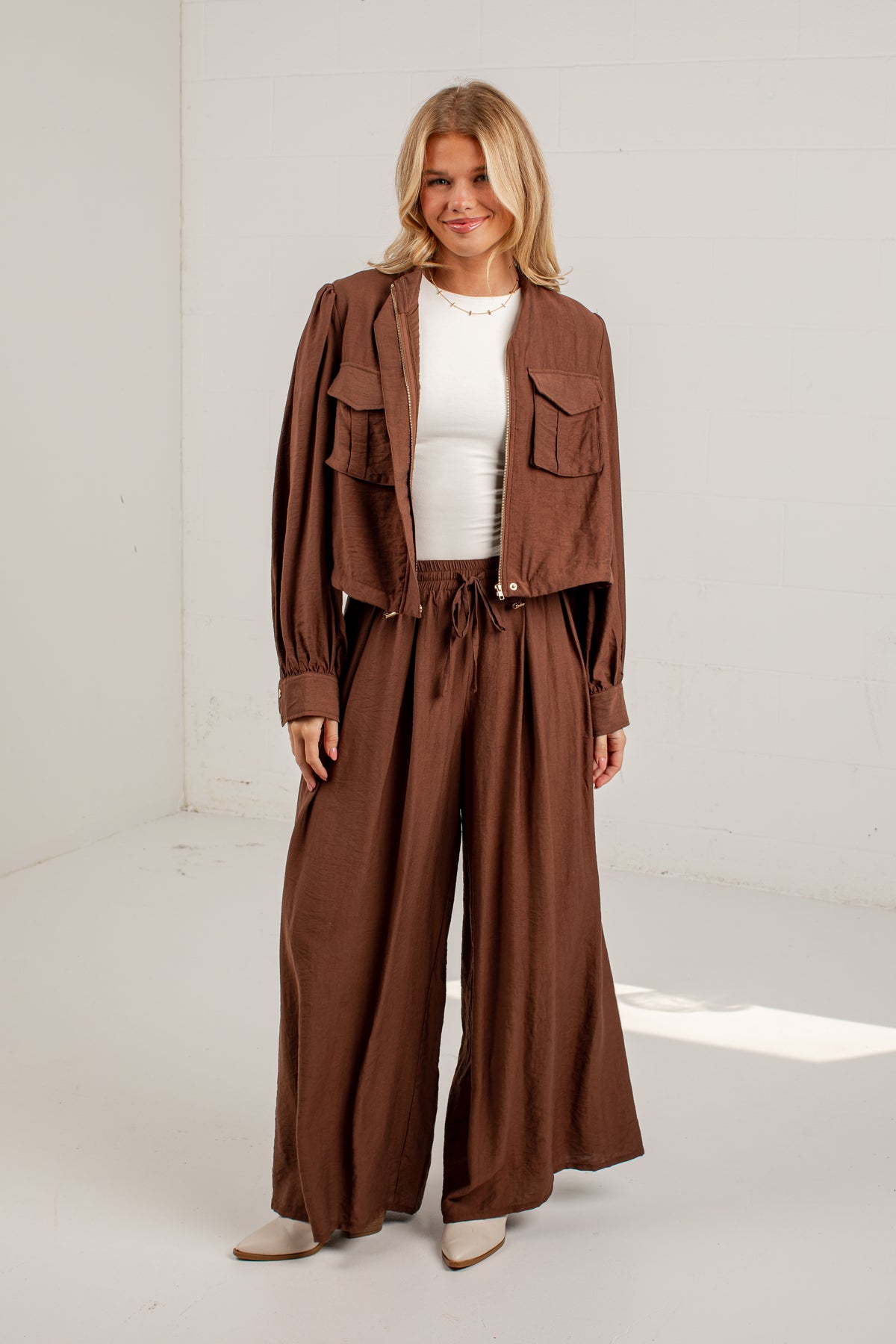 One More Toast Brown Jacket